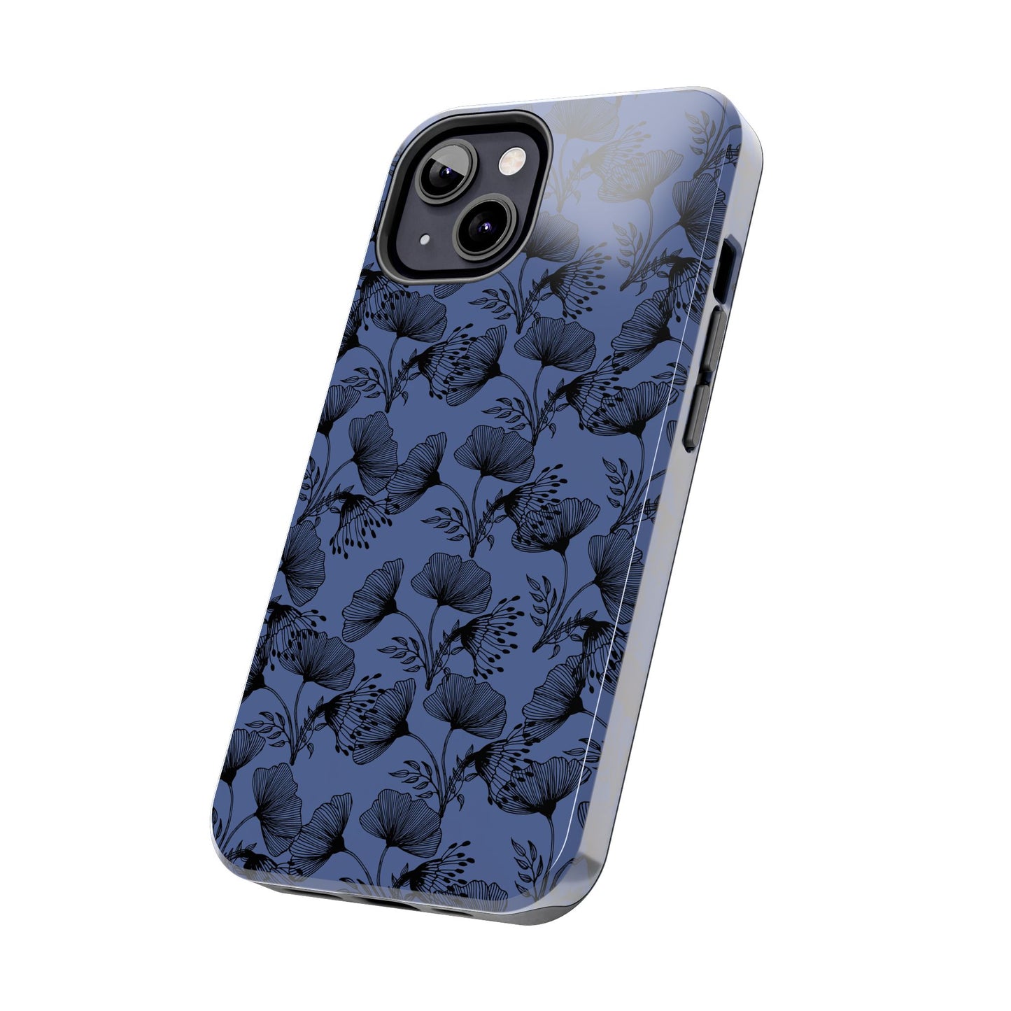 Ornate Floral Tough Phone Case - Durable Protection with Elegant Design