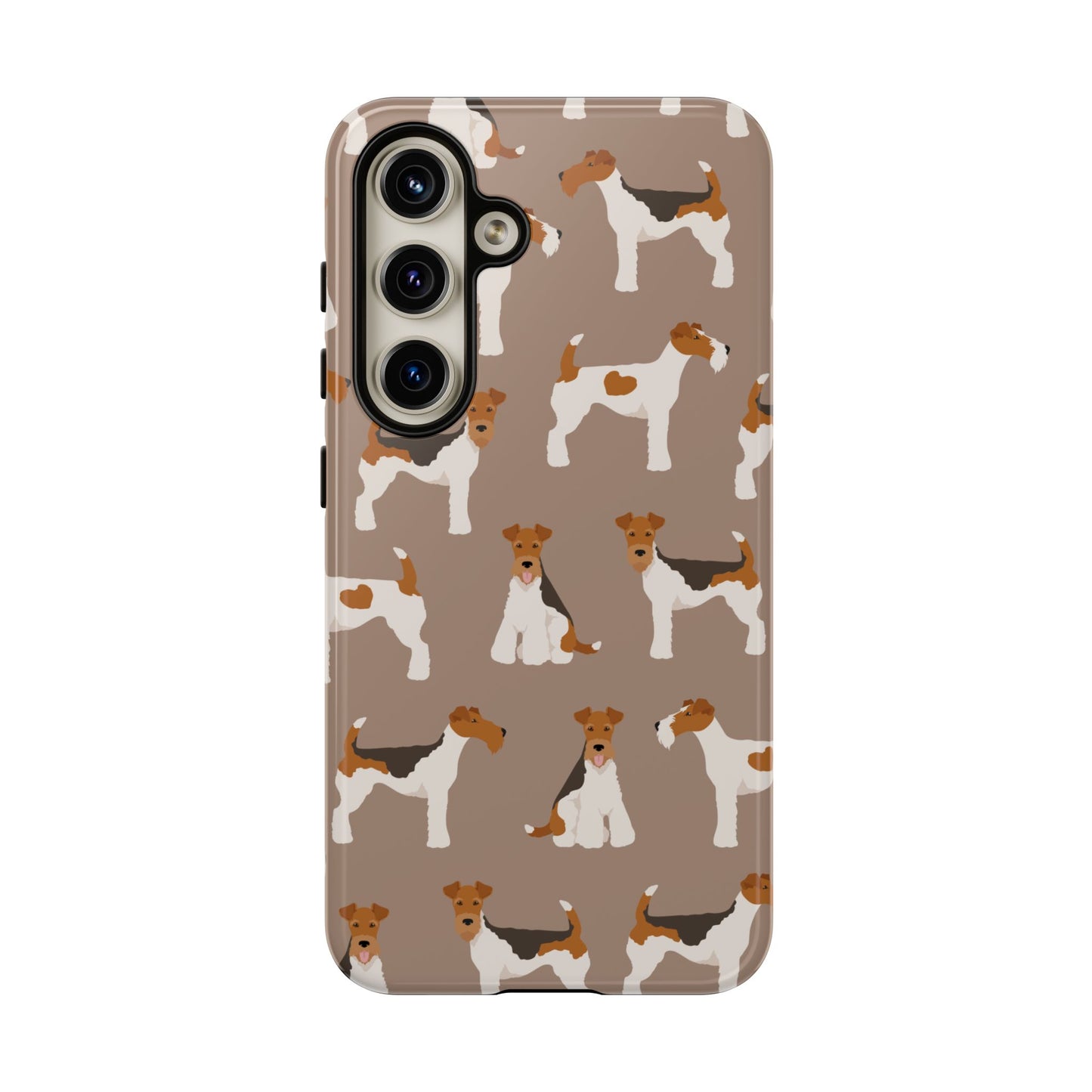 Wire Fox Terrier Lover Tough Case - Stylish Phone Case Featuring Playful Fox Terriers
