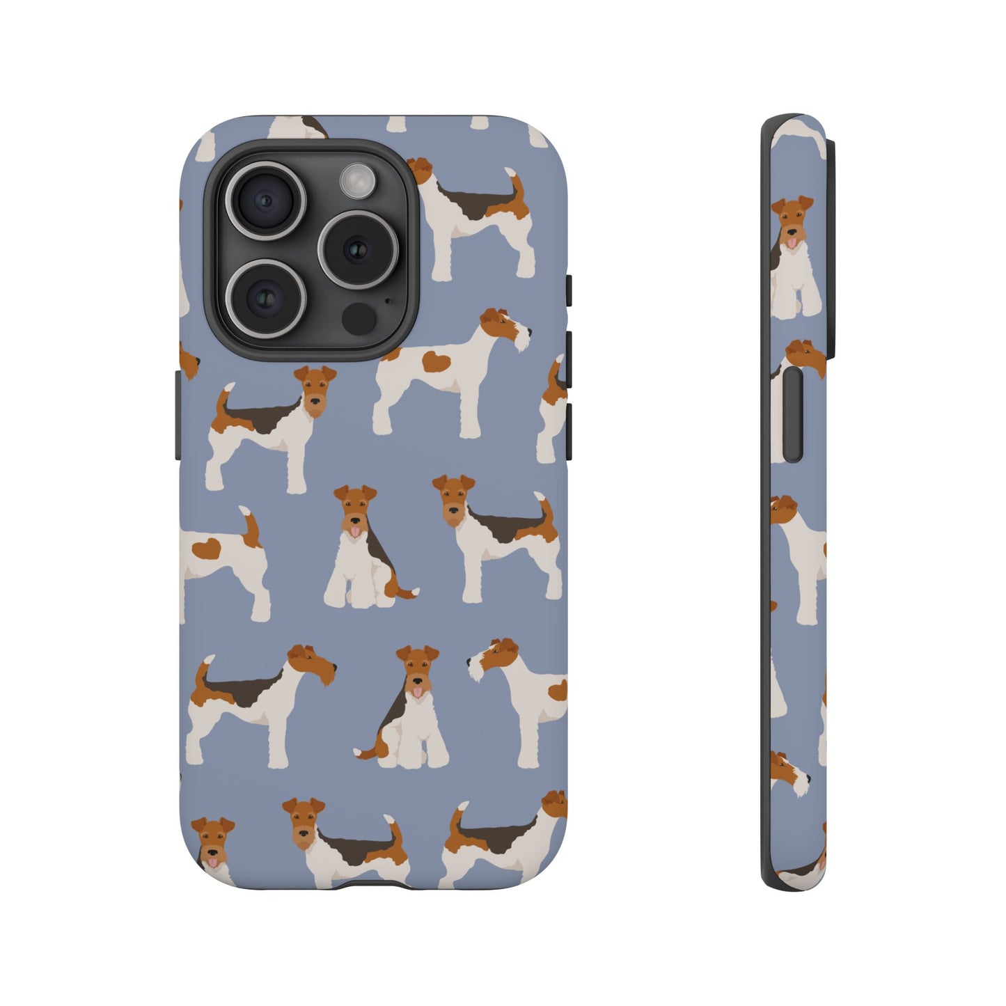Wire Fox Terrier Lover Tough Case - Stylish Phone Case Featuring Playful Fox Terriers