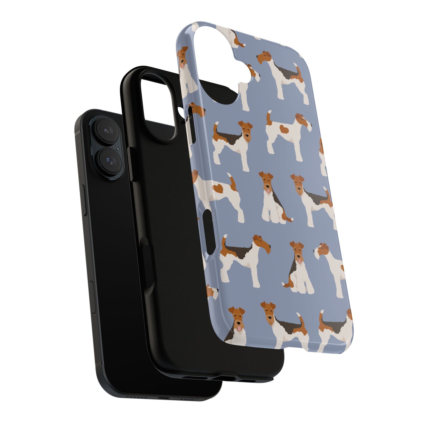 Wire Fox Terrier Lover Tough Case - Stylish Phone Case Featuring Playful Fox Terriers