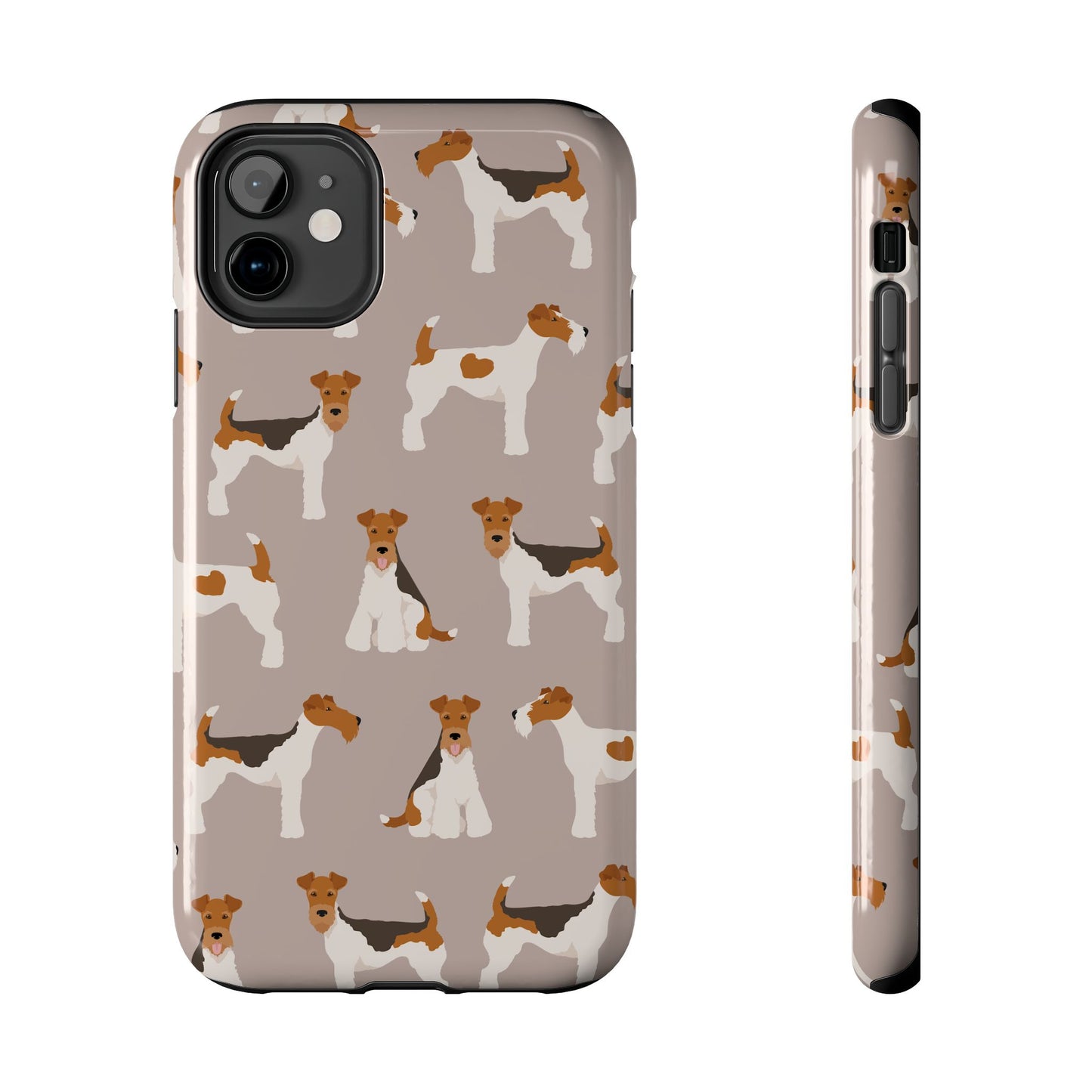 Cute Wire Fox Terrier Tough Phone Case - Durable and Stylish