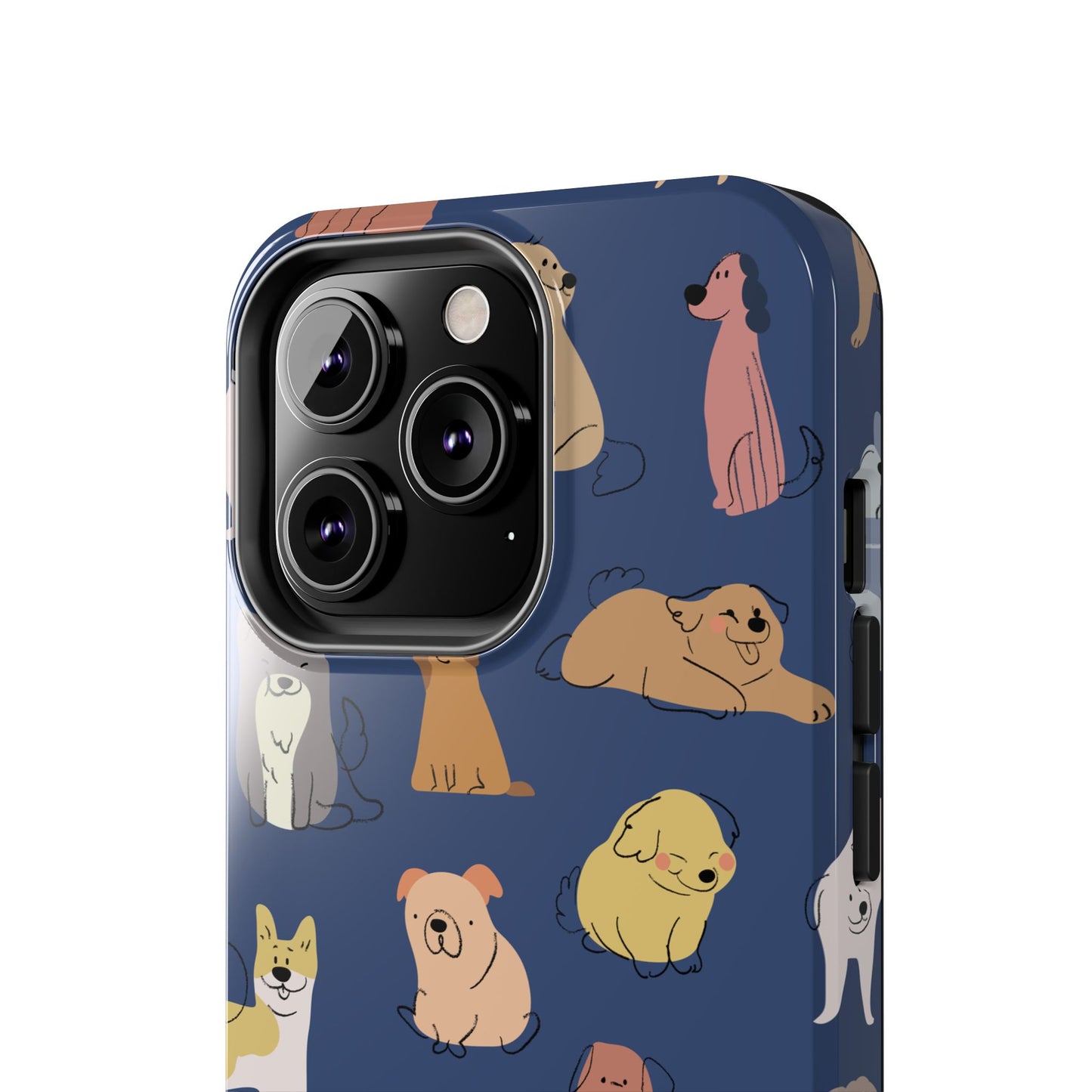 Cute Cartoon Dog Tough Phone Case - Perfect for Pet Lovers