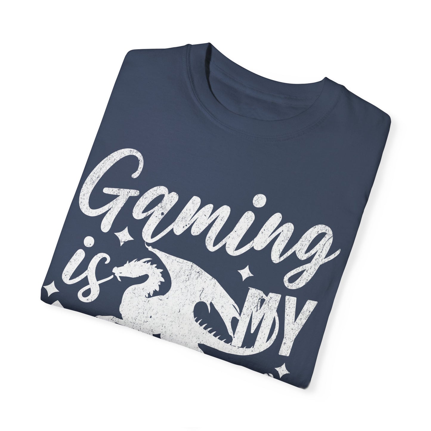 Gaming Therapy Unisex Garment-Dyed T-Shirt | Perfect for Gamers & Casual Wear