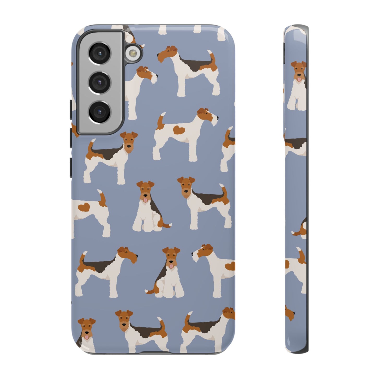 Wire Fox Terrier Lover Tough Case - Stylish Phone Case Featuring Playful Fox Terriers
