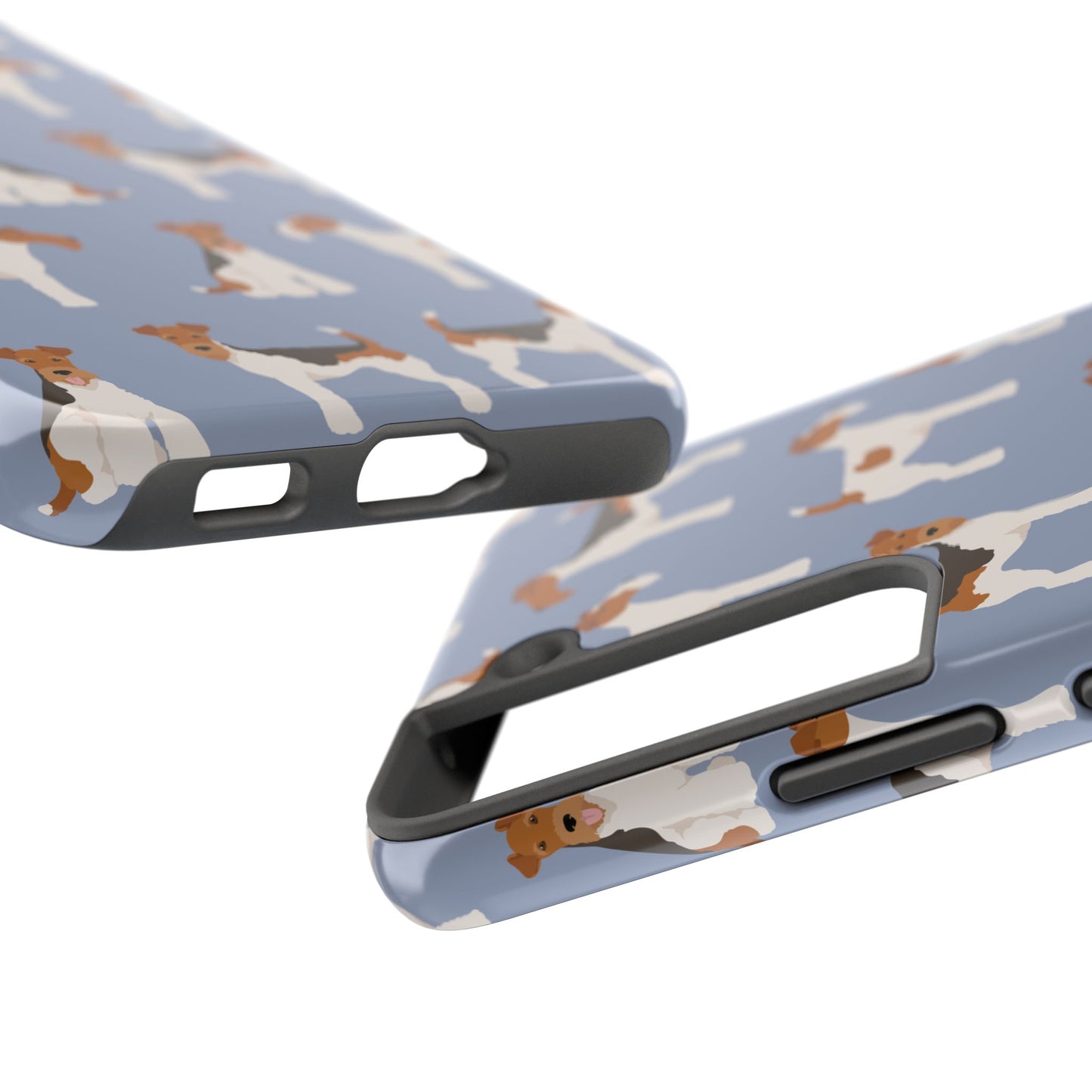 Playful Wire Fox Terrier Phone Case - Durable & Stylish Dog Lover Accessory