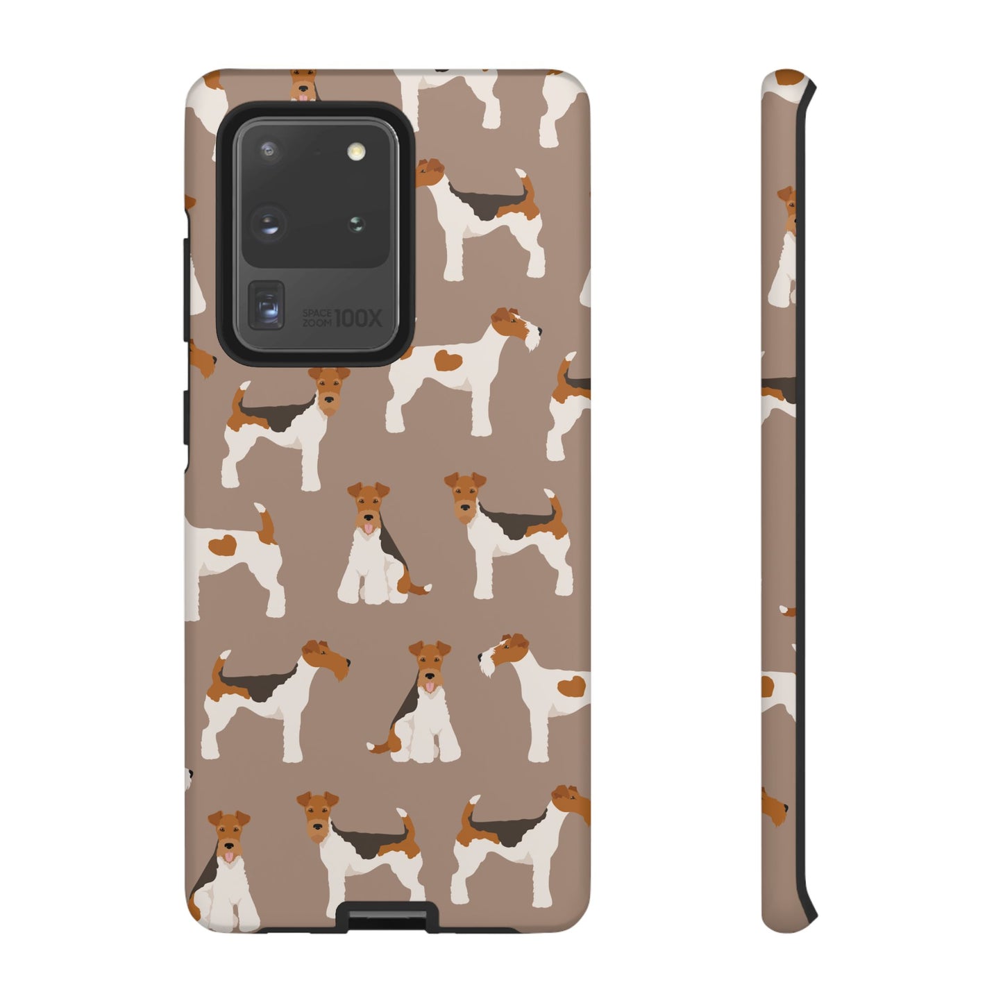 Wire Fox Terrier Lover Tough Case - Stylish Phone Case Featuring Playful Fox Terriers
