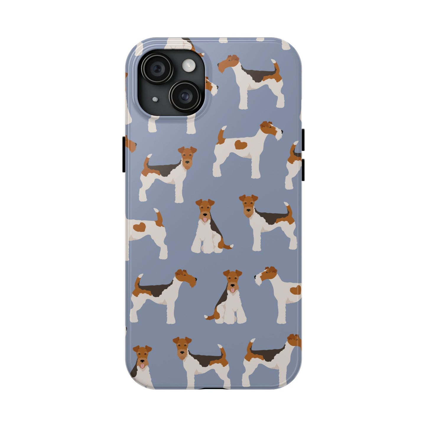 Playful Wire Fox Terrier Phone Case - Durable & Stylish Dog Lover Accessory