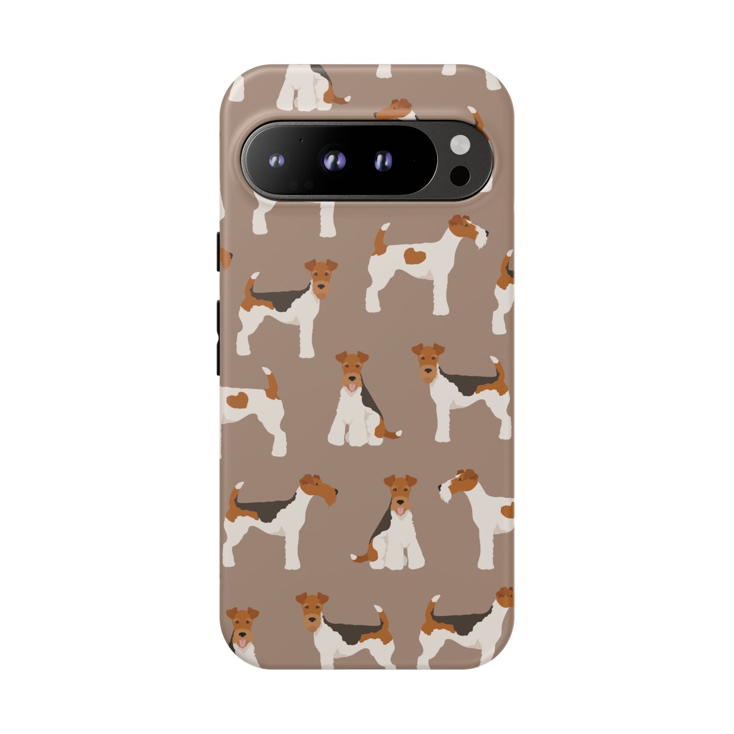 Wire Fox Terrier Lover Tough Case - Stylish Phone Case Featuring Playful Fox Terriers
