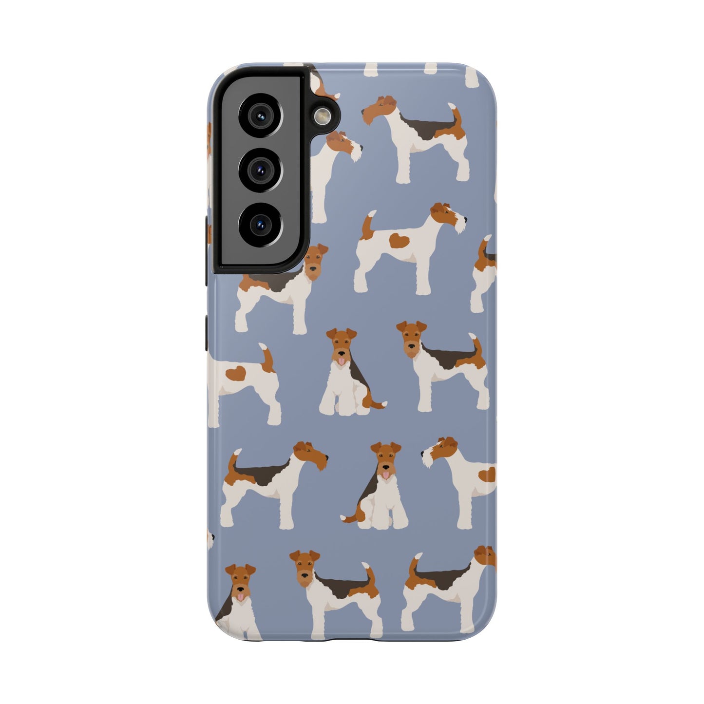 Playful Wire Fox Terrier Phone Case - Durable & Stylish Dog Lover Accessory