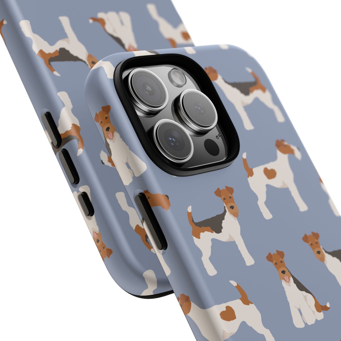 Wire Fox Terrier Lover Tough Case - Stylish Phone Case Featuring Playful Fox Terriers