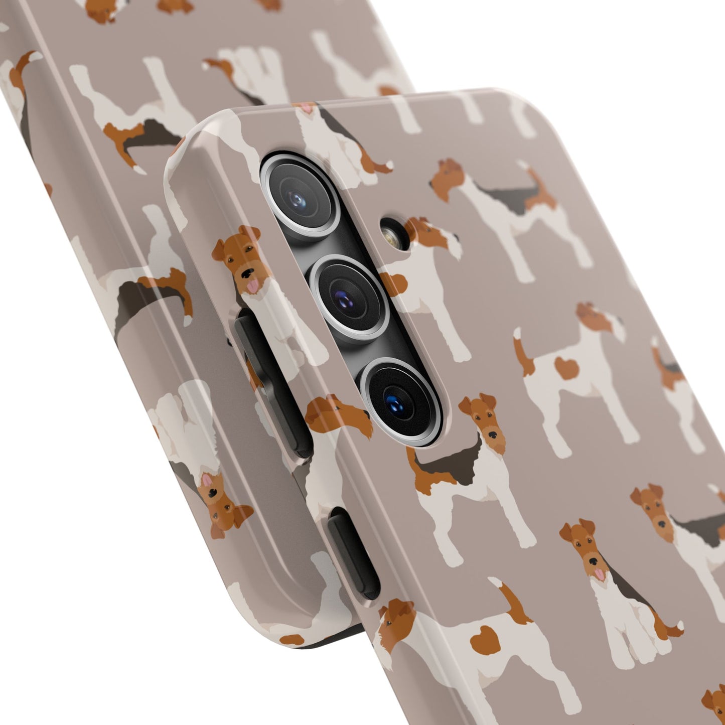 Cute Wire Fox Terrier Tough Phone Case - Durable and Stylish