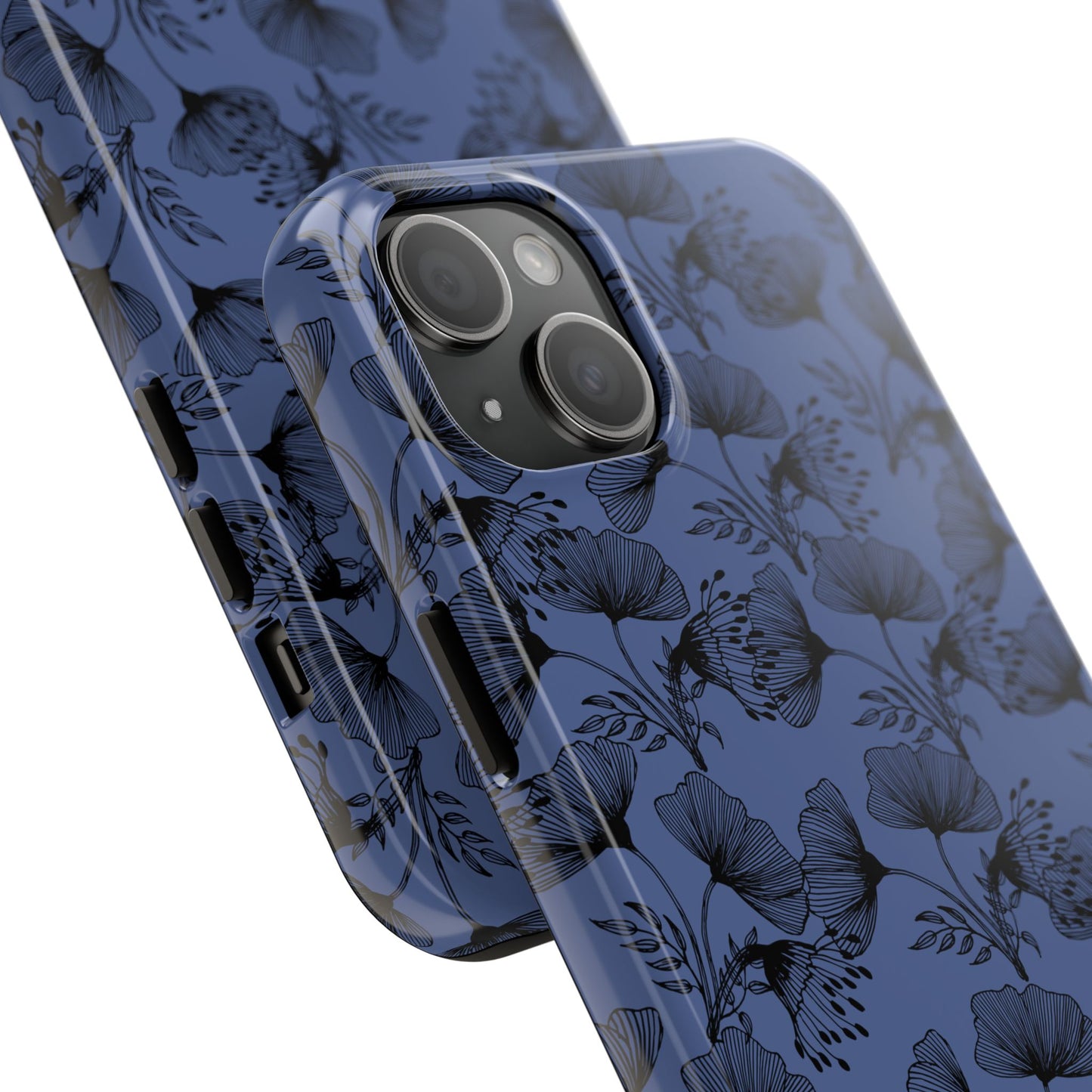 Ornate Floral Tough Phone Case - Durable Protection with Elegant Design