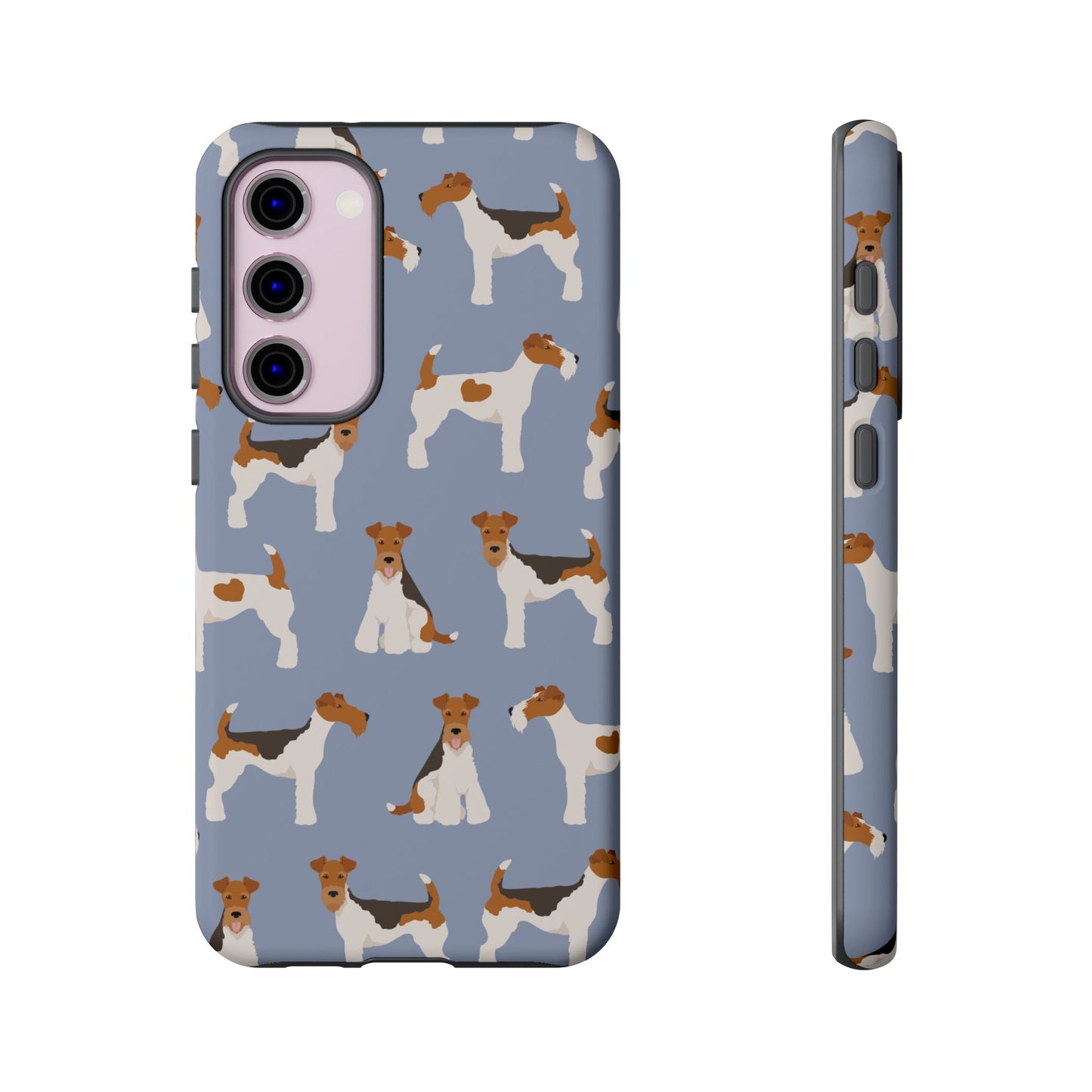 Wire Fox Terrier Lover Tough Case - Stylish Phone Case Featuring Playful Fox Terriers