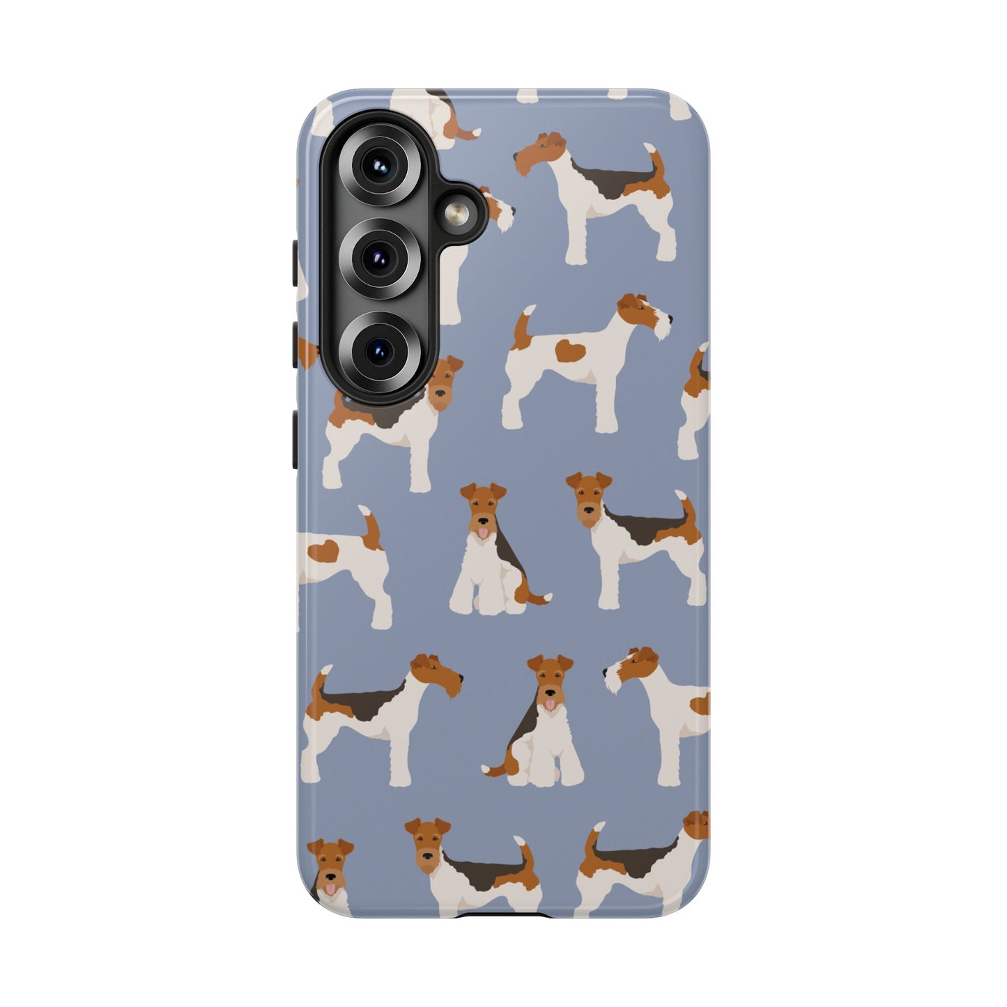 Wire Fox Terrier Lover Tough Case - Stylish Phone Case Featuring Playful Fox Terriers
