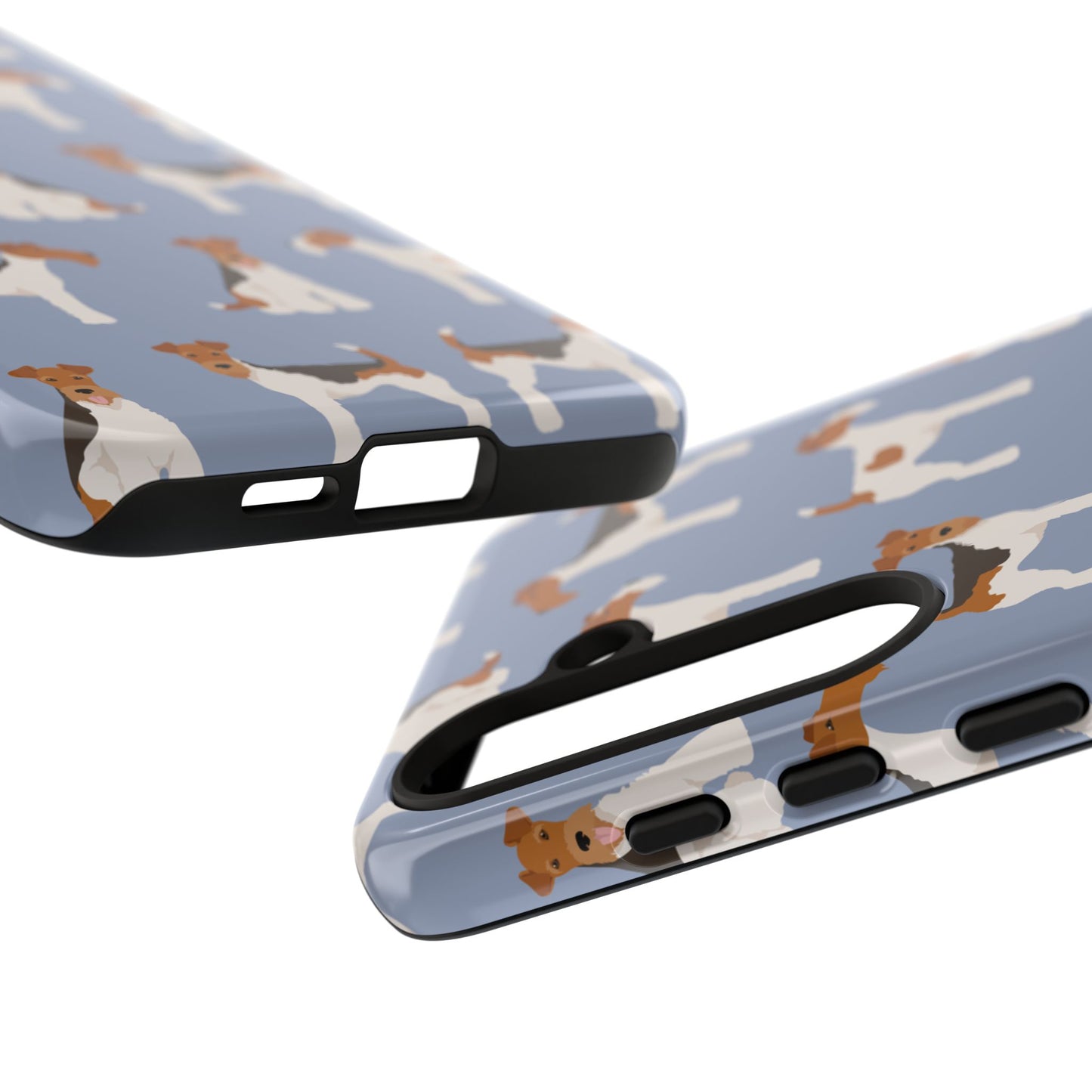 Wire Fox Terrier Lover Tough Case - Stylish Phone Case Featuring Playful Fox Terriers