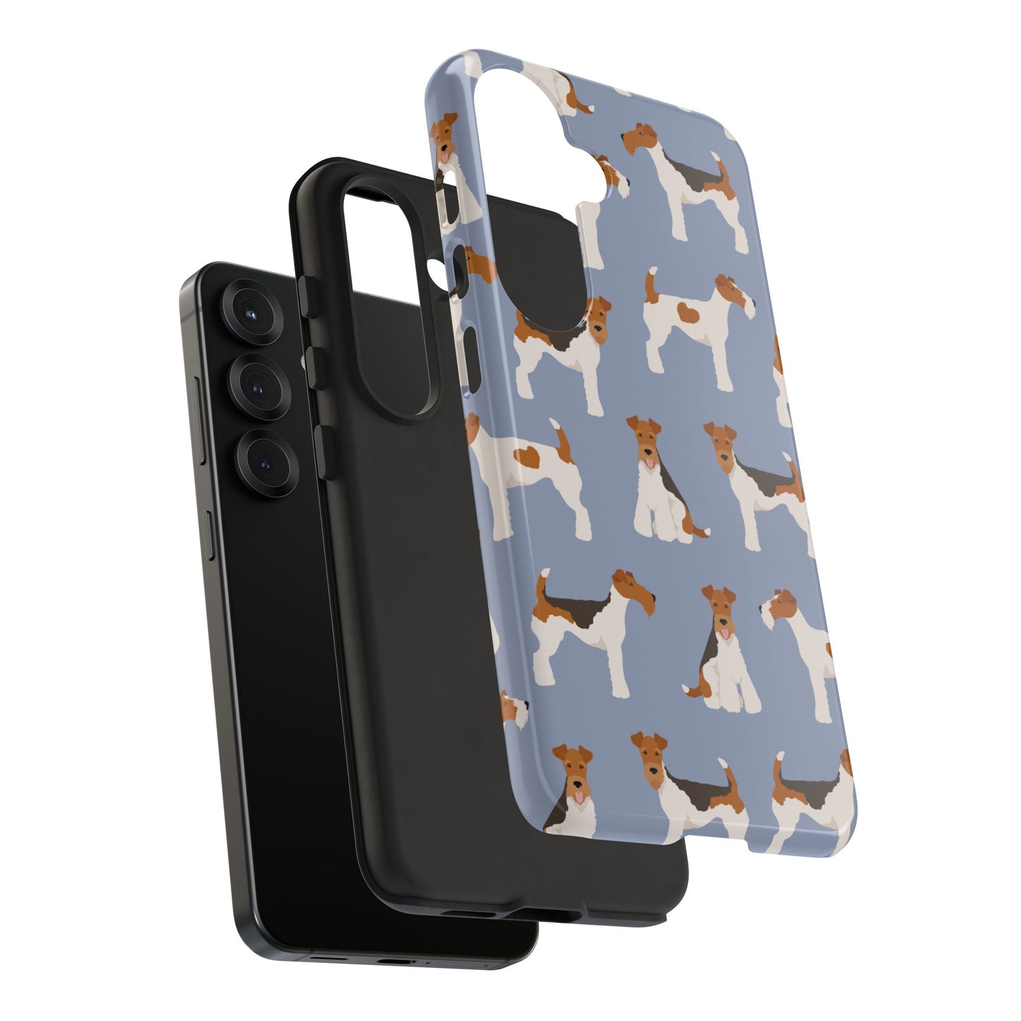 Wire Fox Terrier Lover Tough Case - Stylish Phone Case Featuring Playful Fox Terriers