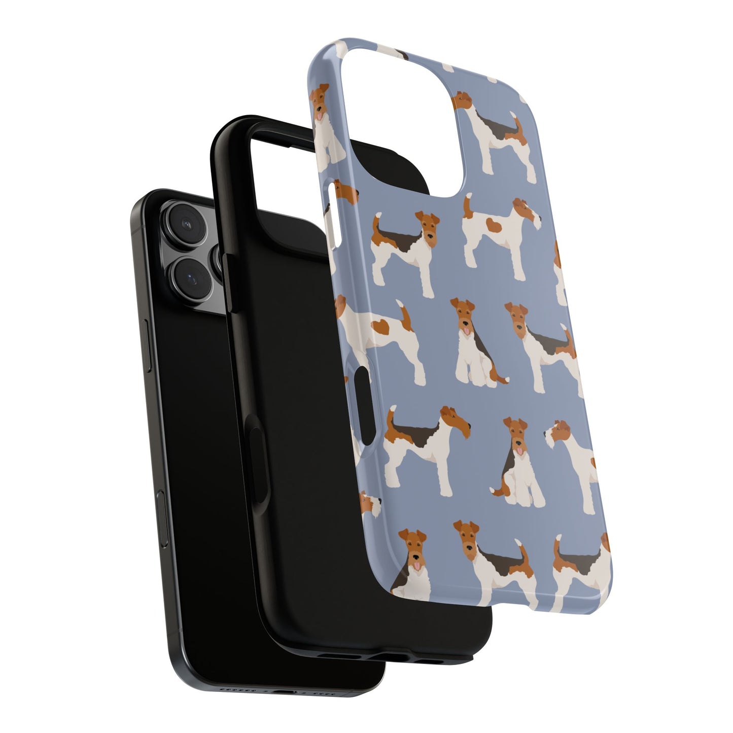 Wire Fox Terrier Lover Tough Case - Stylish Phone Case Featuring Playful Fox Terriers