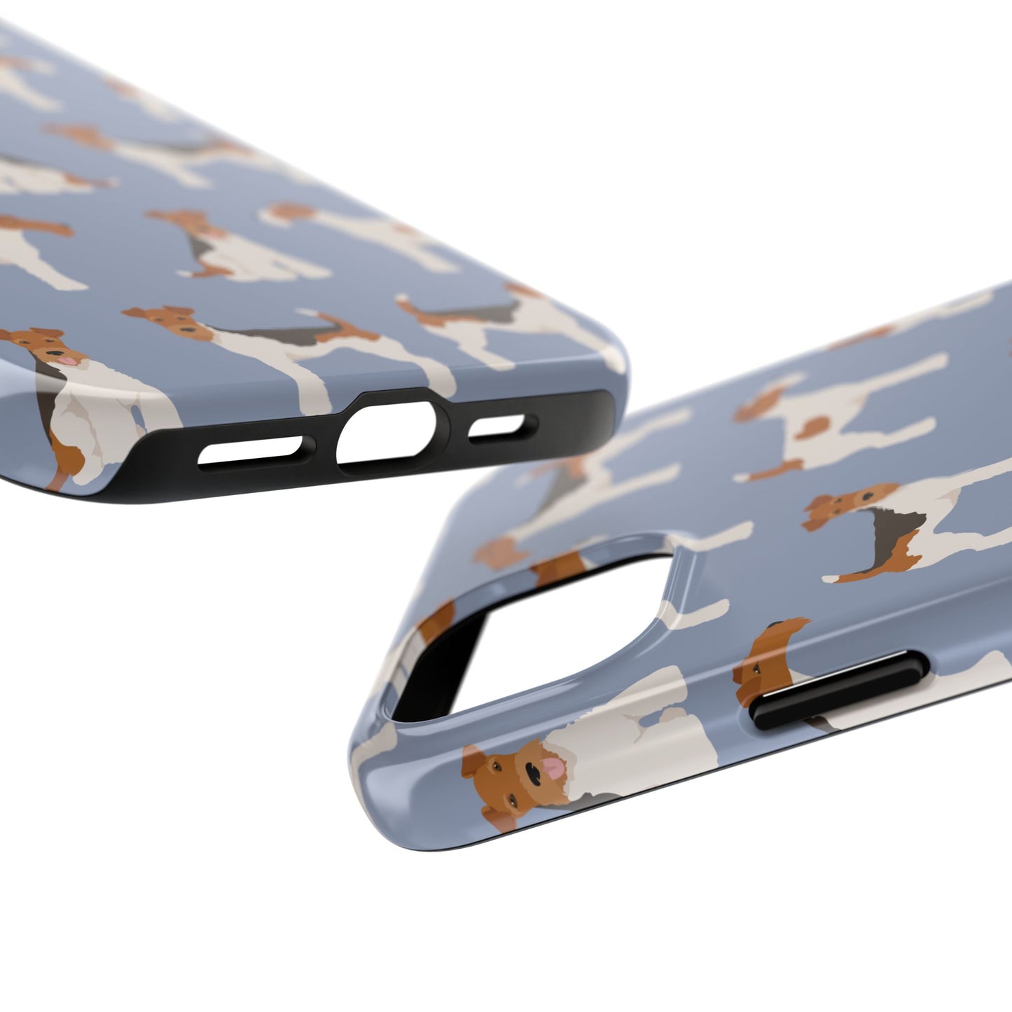 Playful Wire Fox Terrier Phone Case - Durable & Stylish Dog Lover Accessory