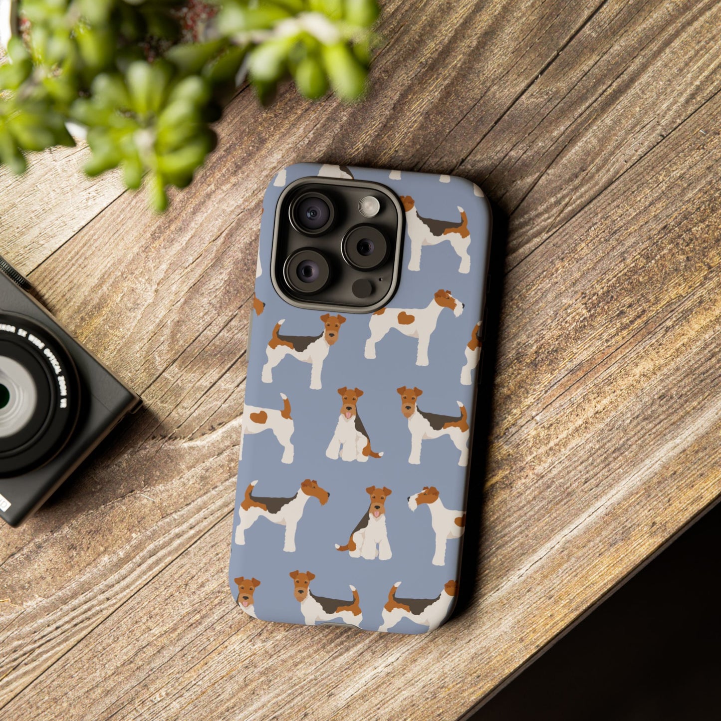 Wire Fox Terrier Lover Tough Case - Stylish Phone Case Featuring Playful Fox Terriers