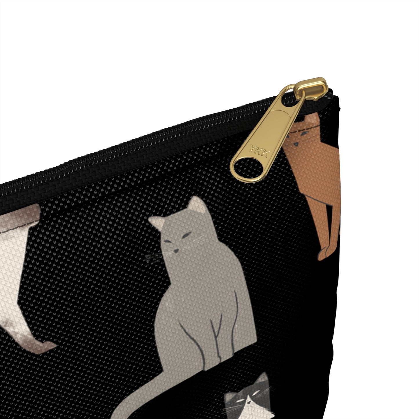 Cat Lover's Accessory Pouch - Cute Feline Print for Organizing Essentials