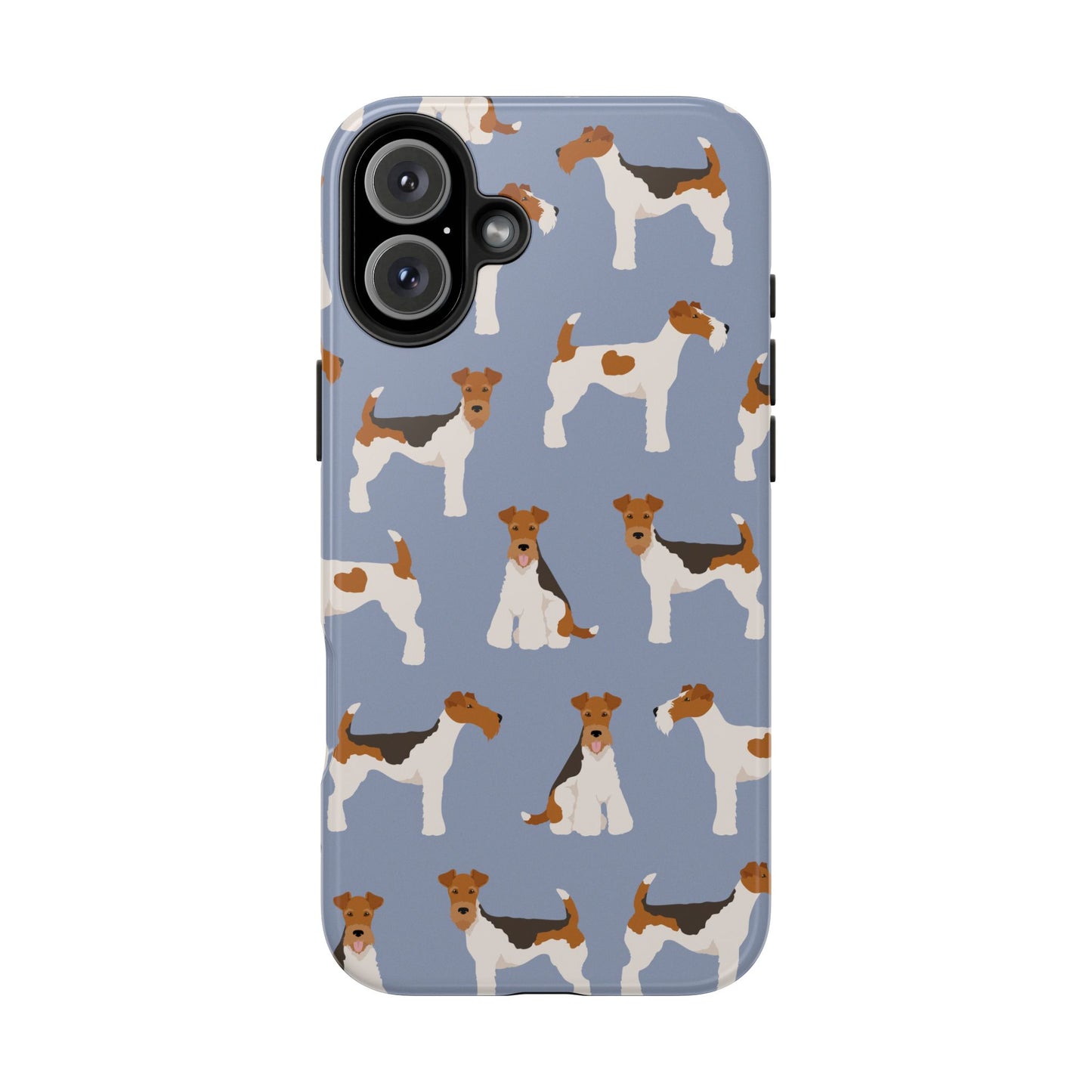 Playful Wire Fox Terrier Phone Case - Durable & Stylish Dog Lover Accessory