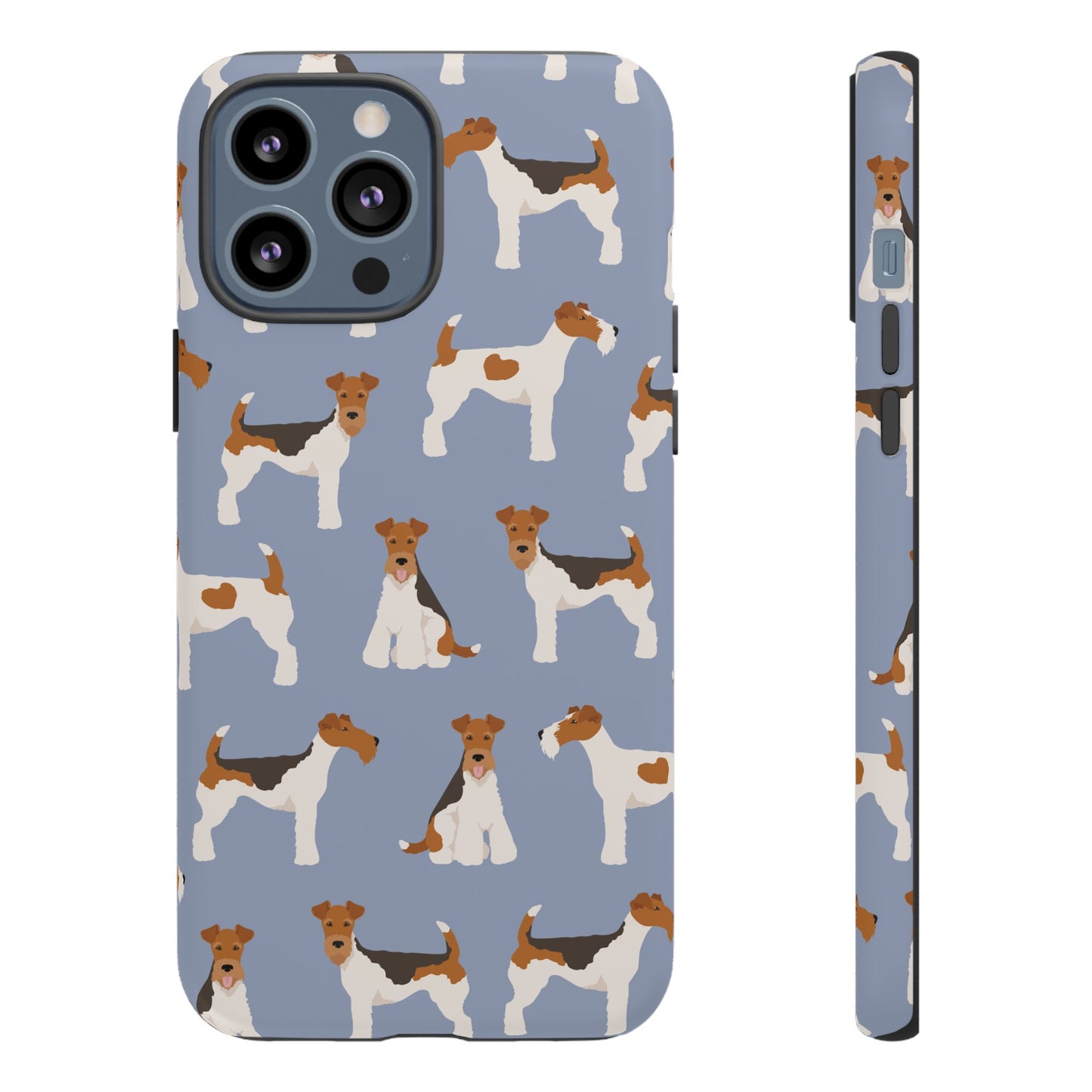 Wire Fox Terrier Lover Tough Case - Stylish Phone Case Featuring Playful Fox Terriers
