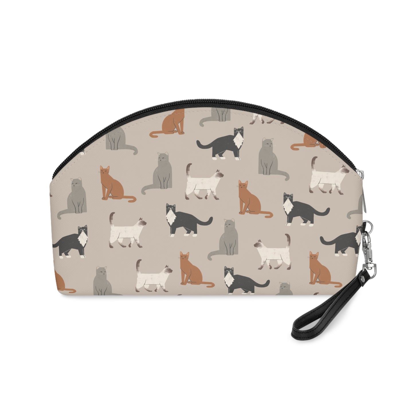 Adorable Cubist Cat-Themed Makeup Bag for Animal Lovers