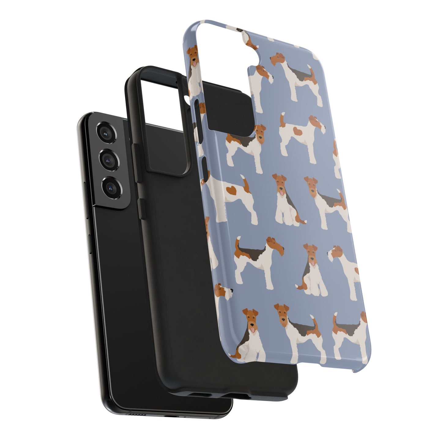 Playful Wire Fox Terrier Phone Case - Durable & Stylish Dog Lover Accessory