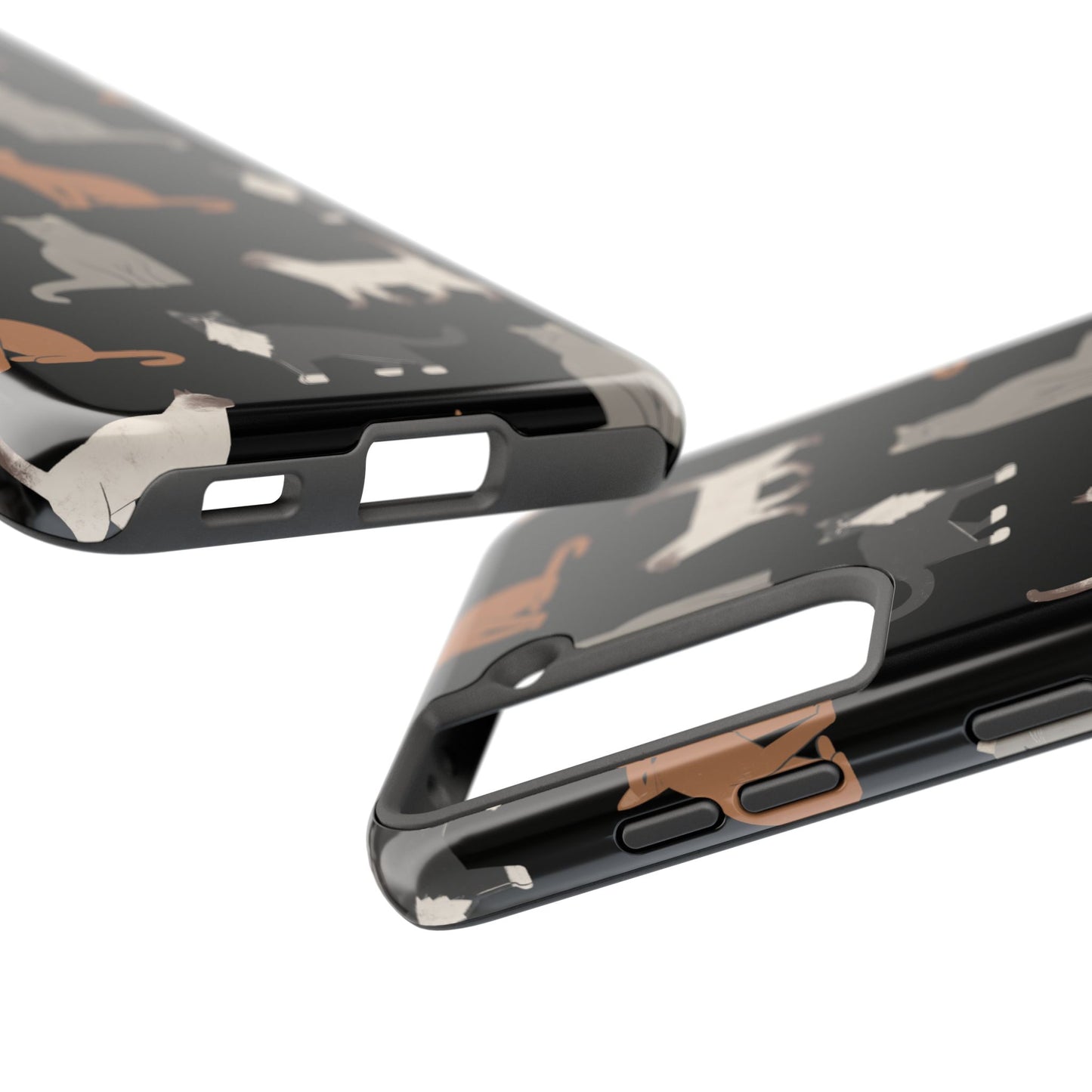 Cubist Cat Tough Phone Case - Stylish & Durable for Pet Fans