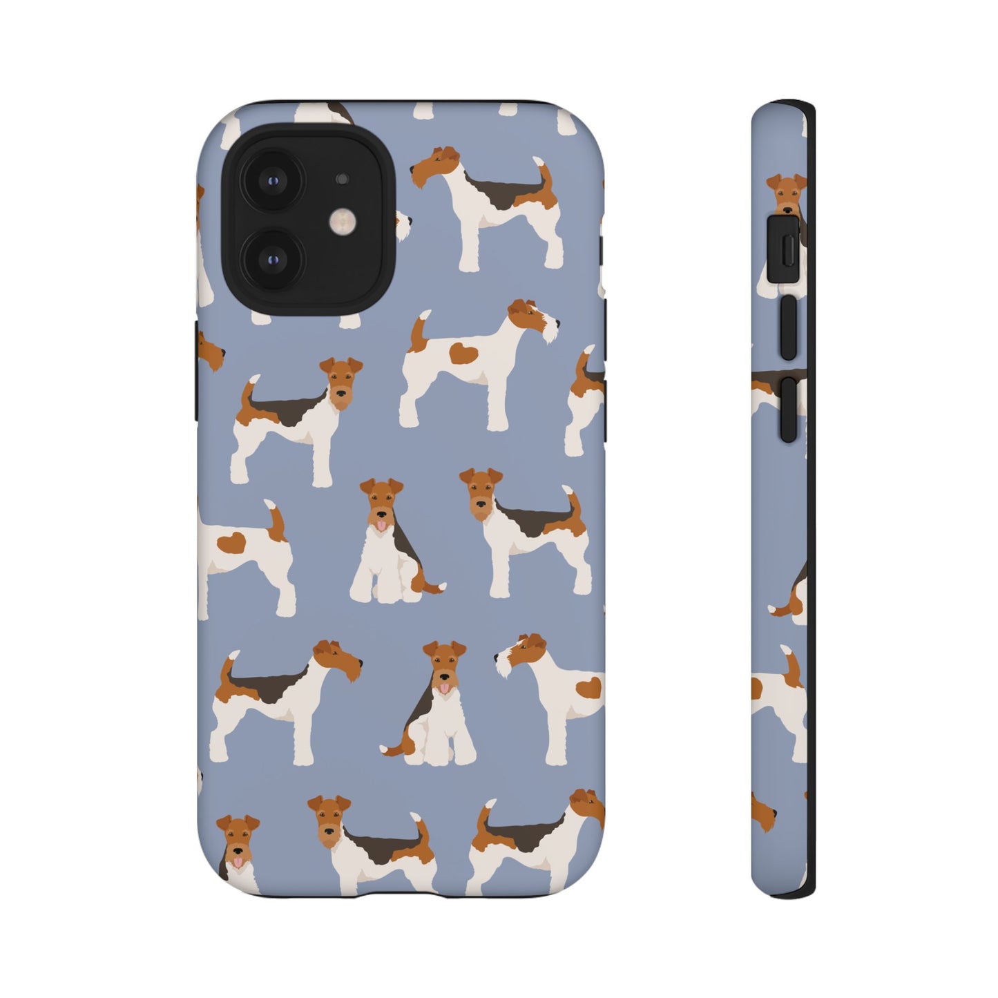 Wire Fox Terrier Lover Tough Case - Stylish Phone Case Featuring Playful Fox Terriers