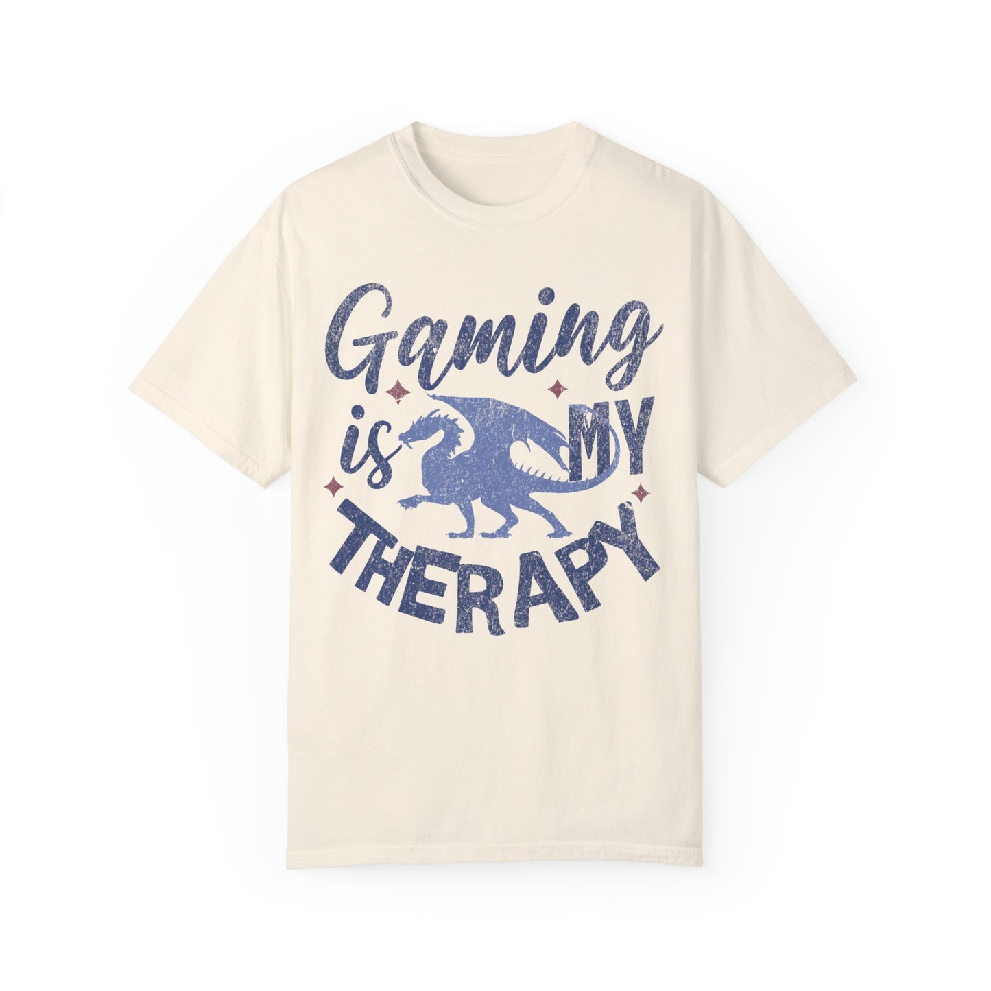 Gaming Therapy Unisex Garment-Dyed T-Shirt | Perfect for Gamers & Casual Wear