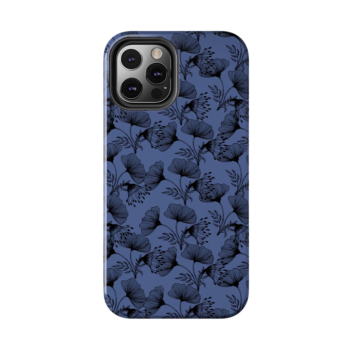 Ornate Floral Tough Phone Case - Durable Protection with Elegant Design