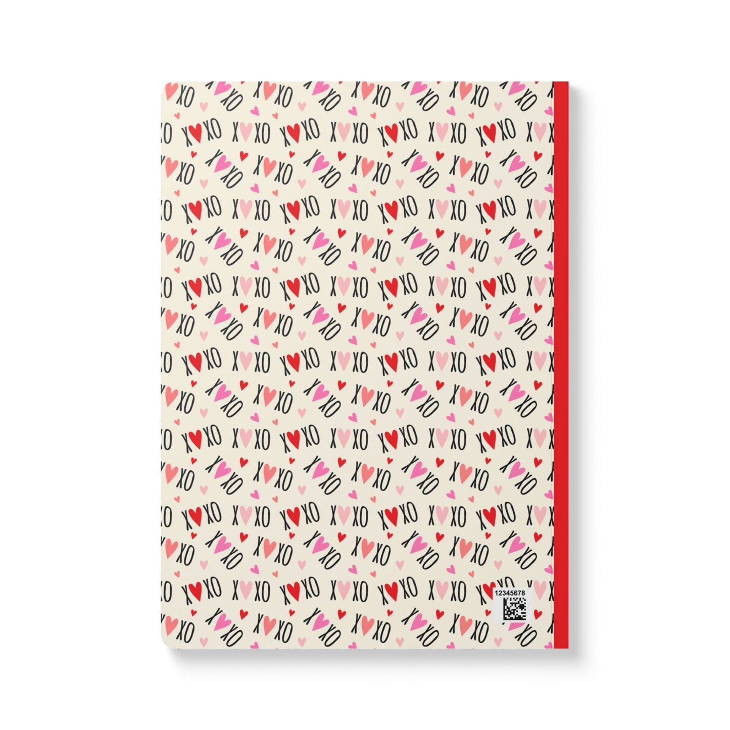 XoXo Hearts Softcover Journal with Inside Prints | Perfect for Notes and Gifts