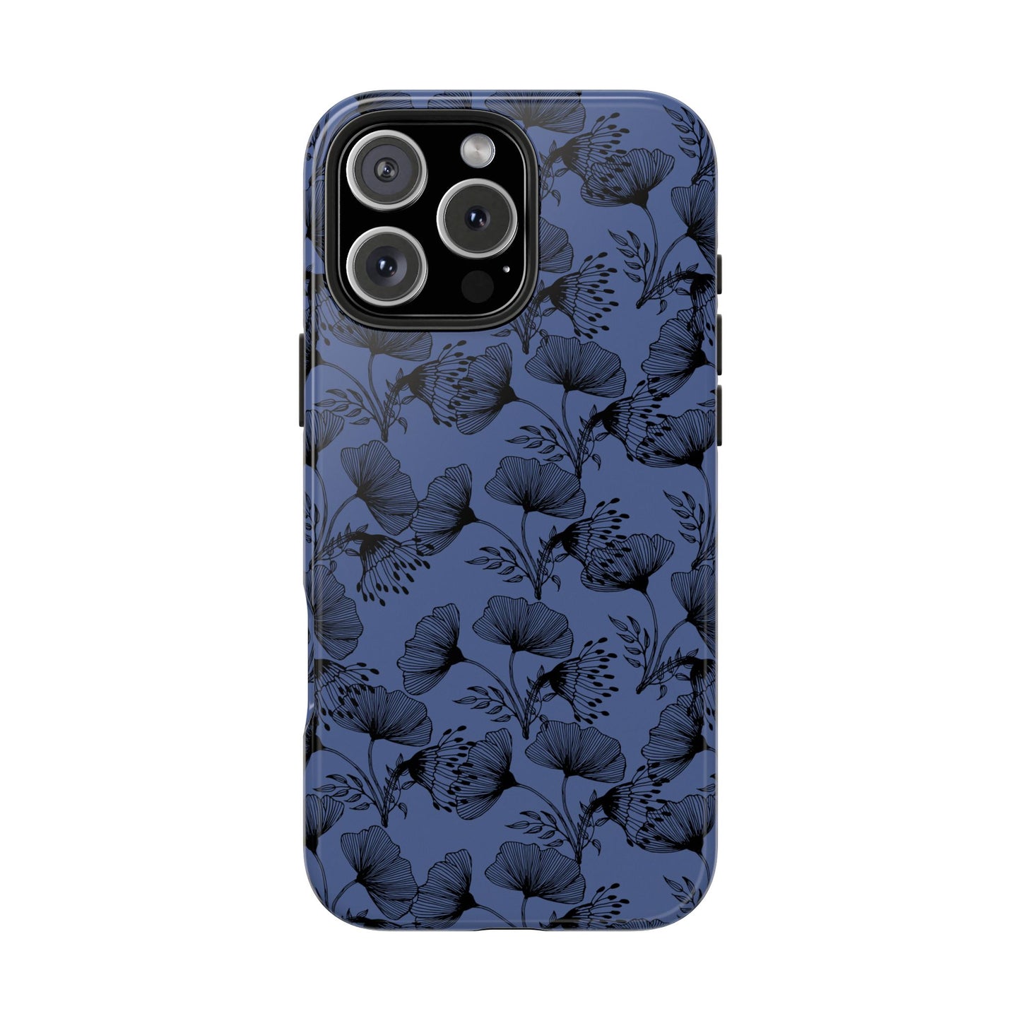 Ornate Floral Tough Phone Case - Durable Protection with Elegant Design