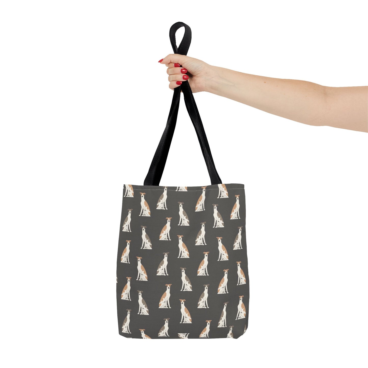 Grey Hound Dog Pattern Tote Bag - Perfect for Pet Lovers!