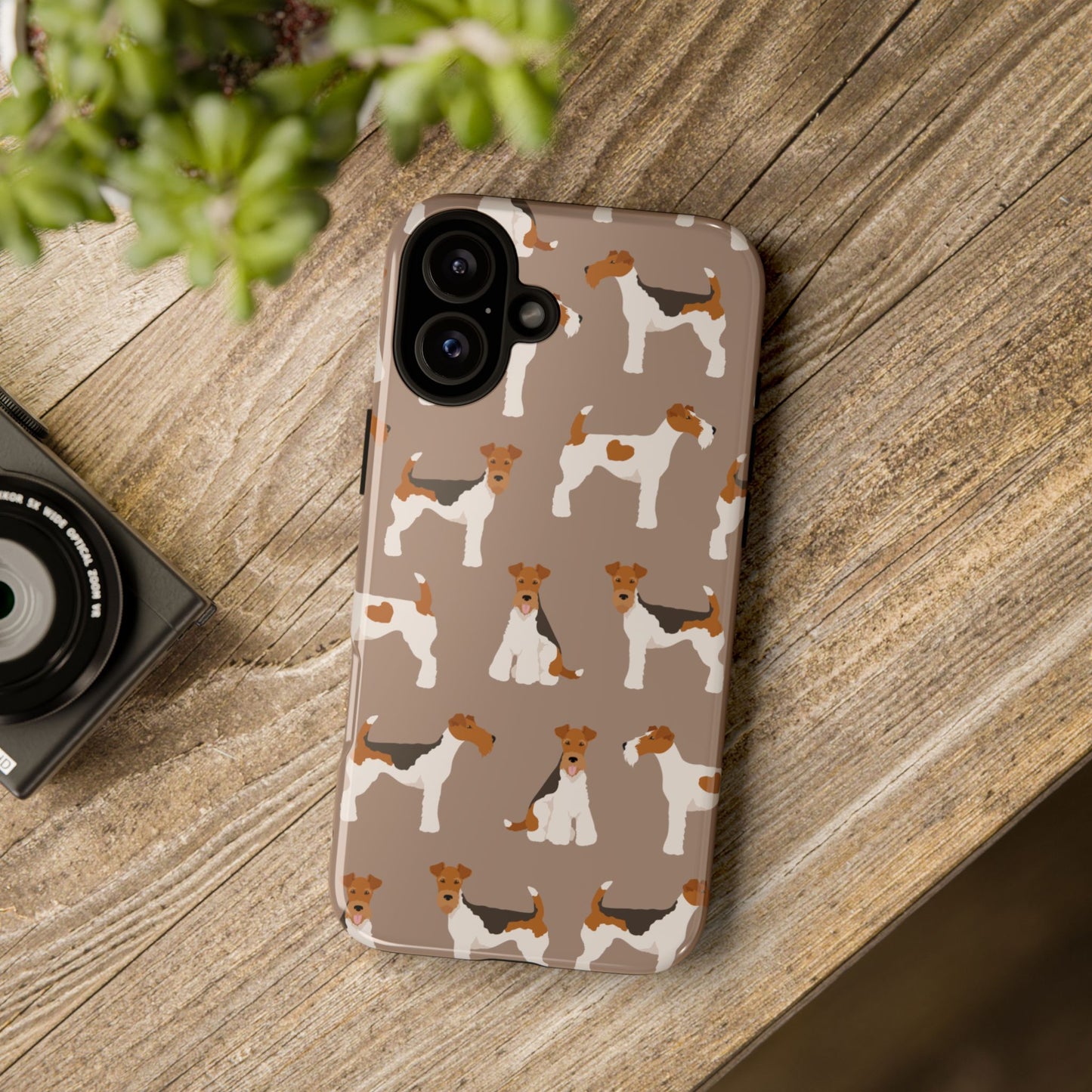 Wire Fox Terrier Lover Tough Case - Stylish Phone Case Featuring Playful Fox Terriers