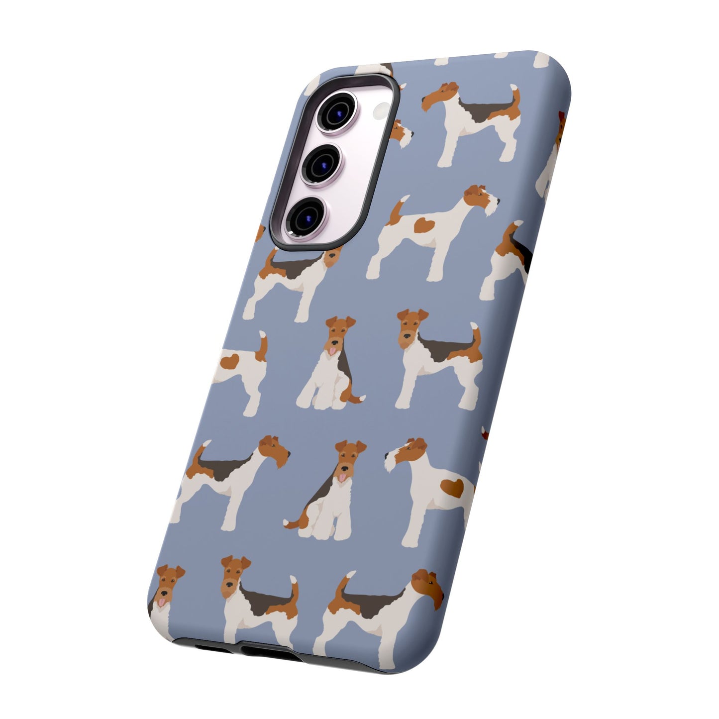Wire Fox Terrier Lover Tough Case - Stylish Phone Case Featuring Playful Fox Terriers
