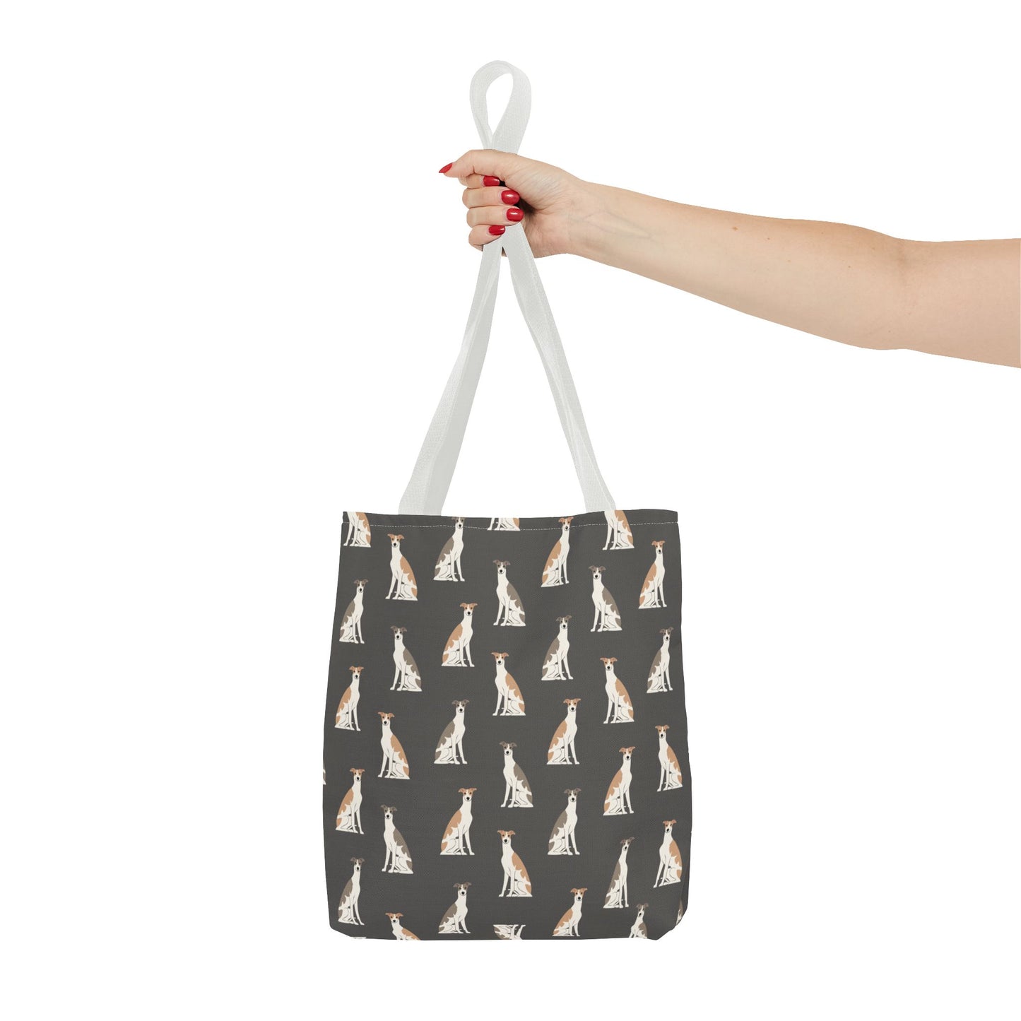 Grey Hound Dog Pattern Tote Bag - Perfect for Pet Lovers!