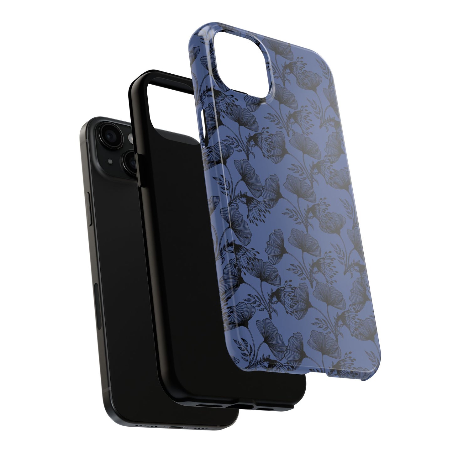 Ornate Floral Tough Phone Case - Durable Protection with Elegant Design