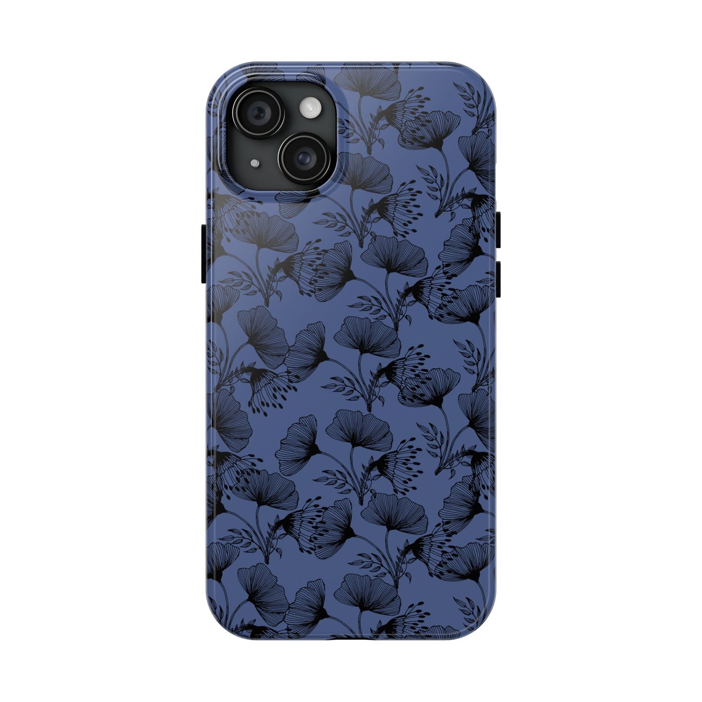 Ornate Floral Tough Phone Case - Durable Protection with Elegant Design