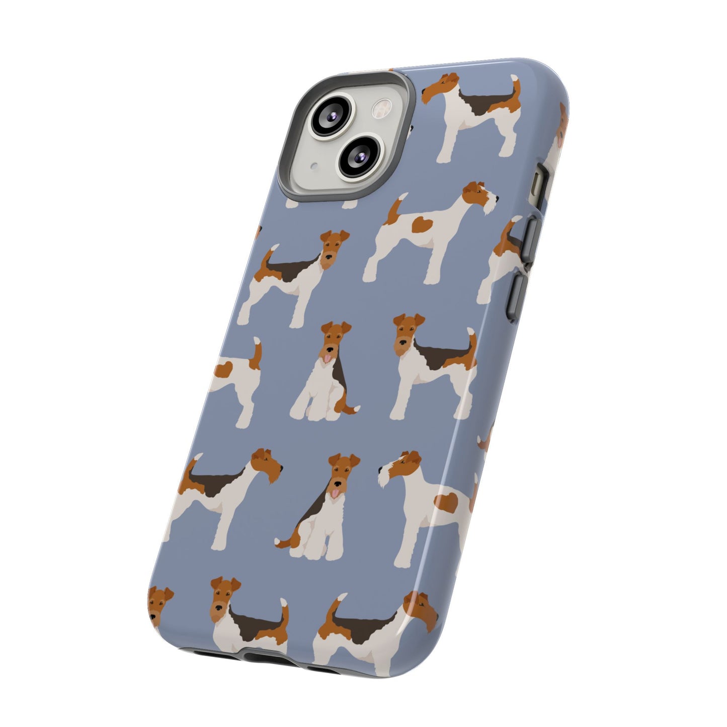 Wire Fox Terrier Lover Tough Case - Stylish Phone Case Featuring Playful Fox Terriers