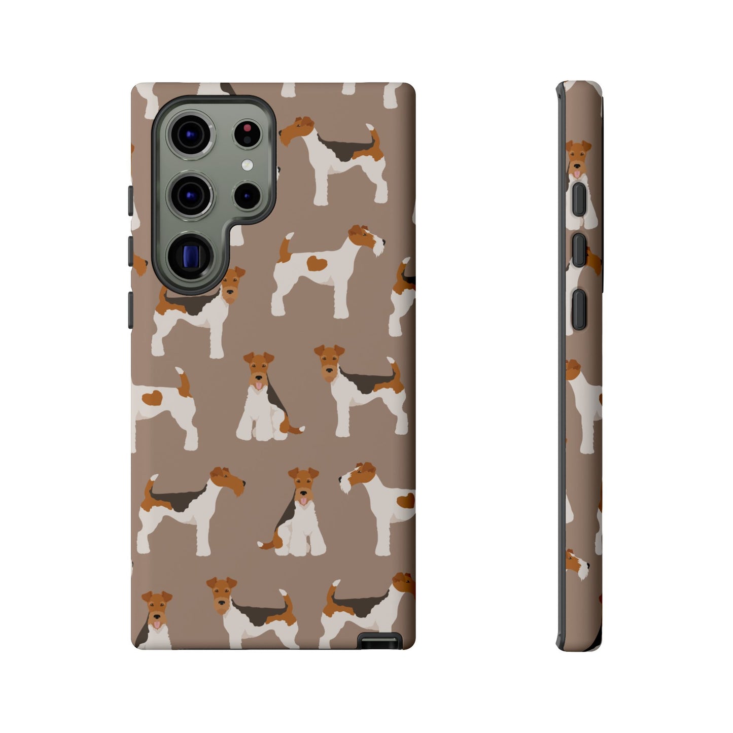 Wire Fox Terrier Lover Tough Case - Stylish Phone Case Featuring Playful Fox Terriers
