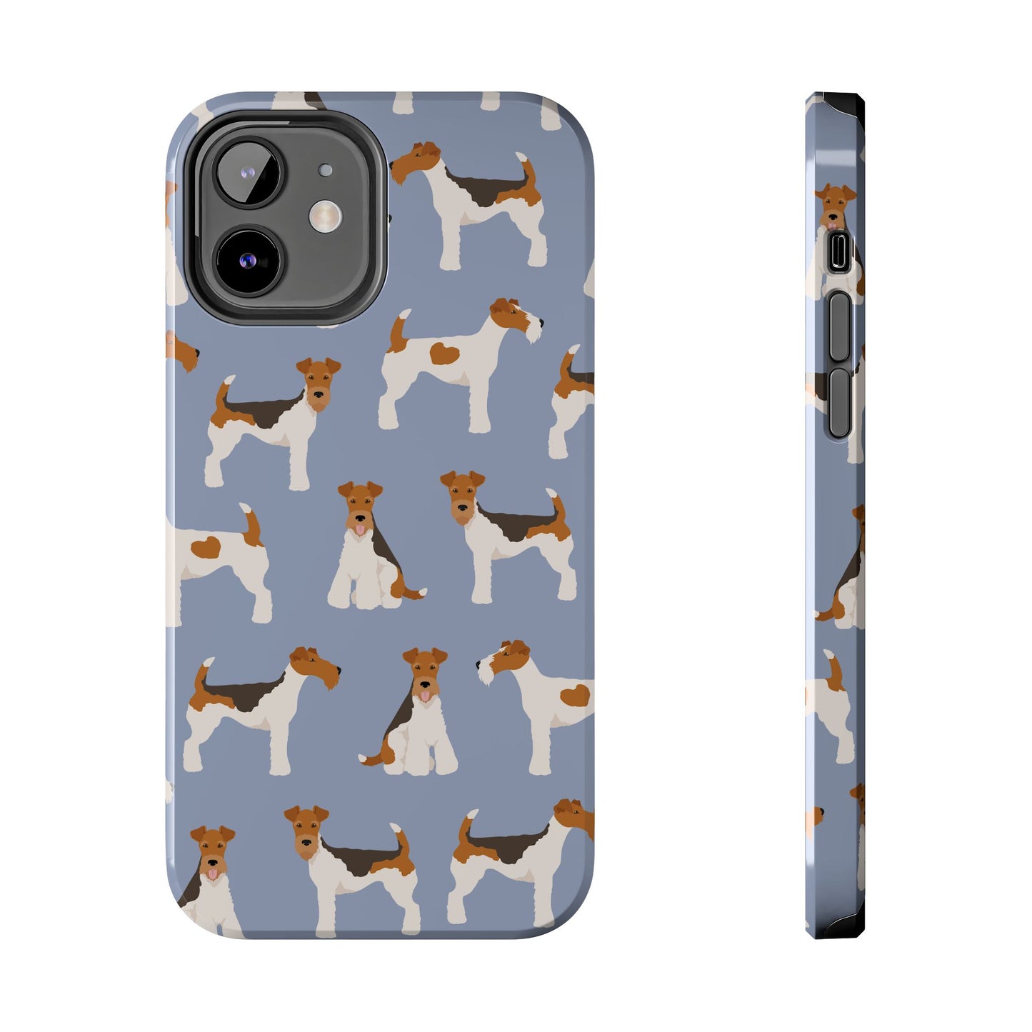 Playful Wire Fox Terrier Phone Case - Durable & Stylish Dog Lover Accessory