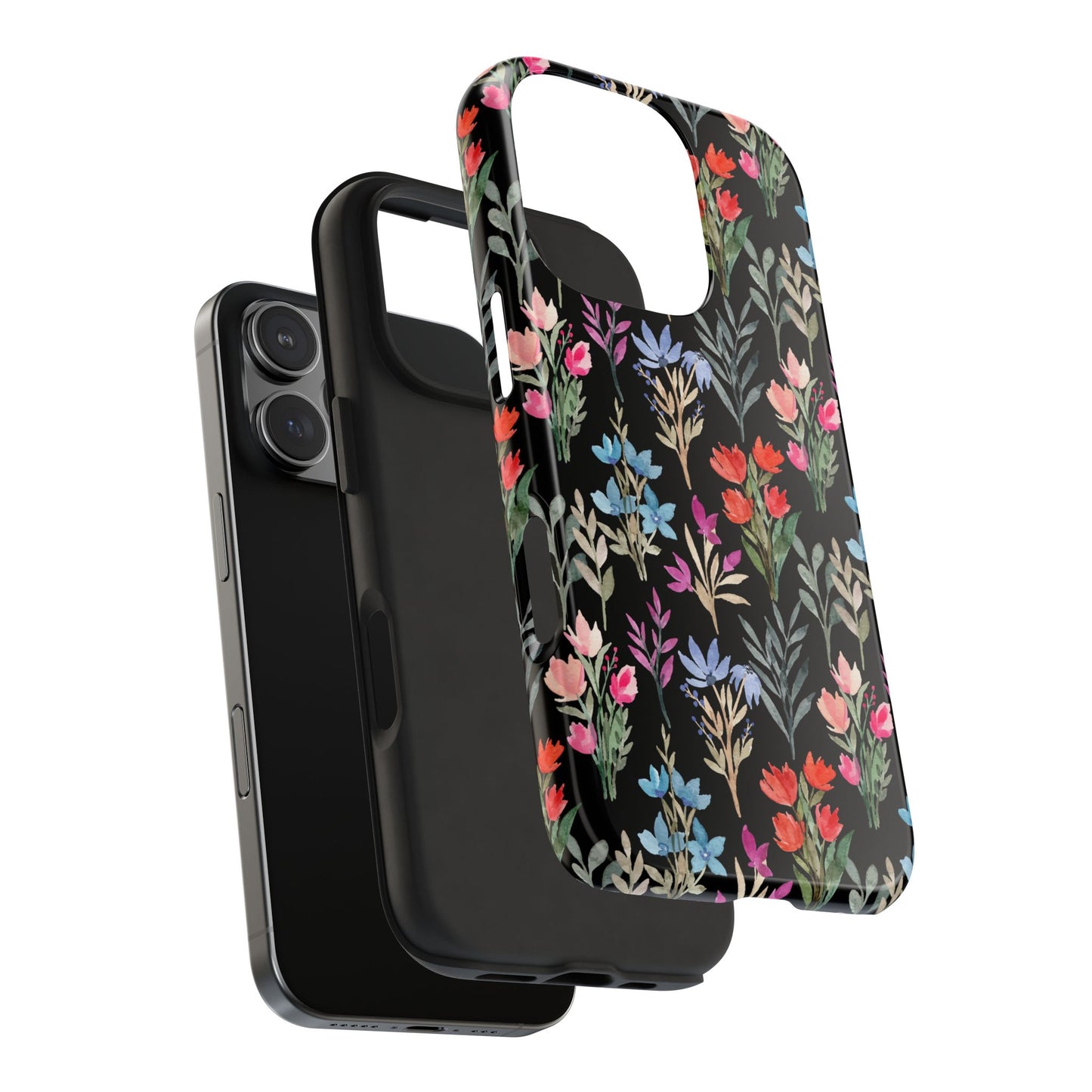 Floral Tough Phone Case - Durable Protection with Vibrant Botanical Design