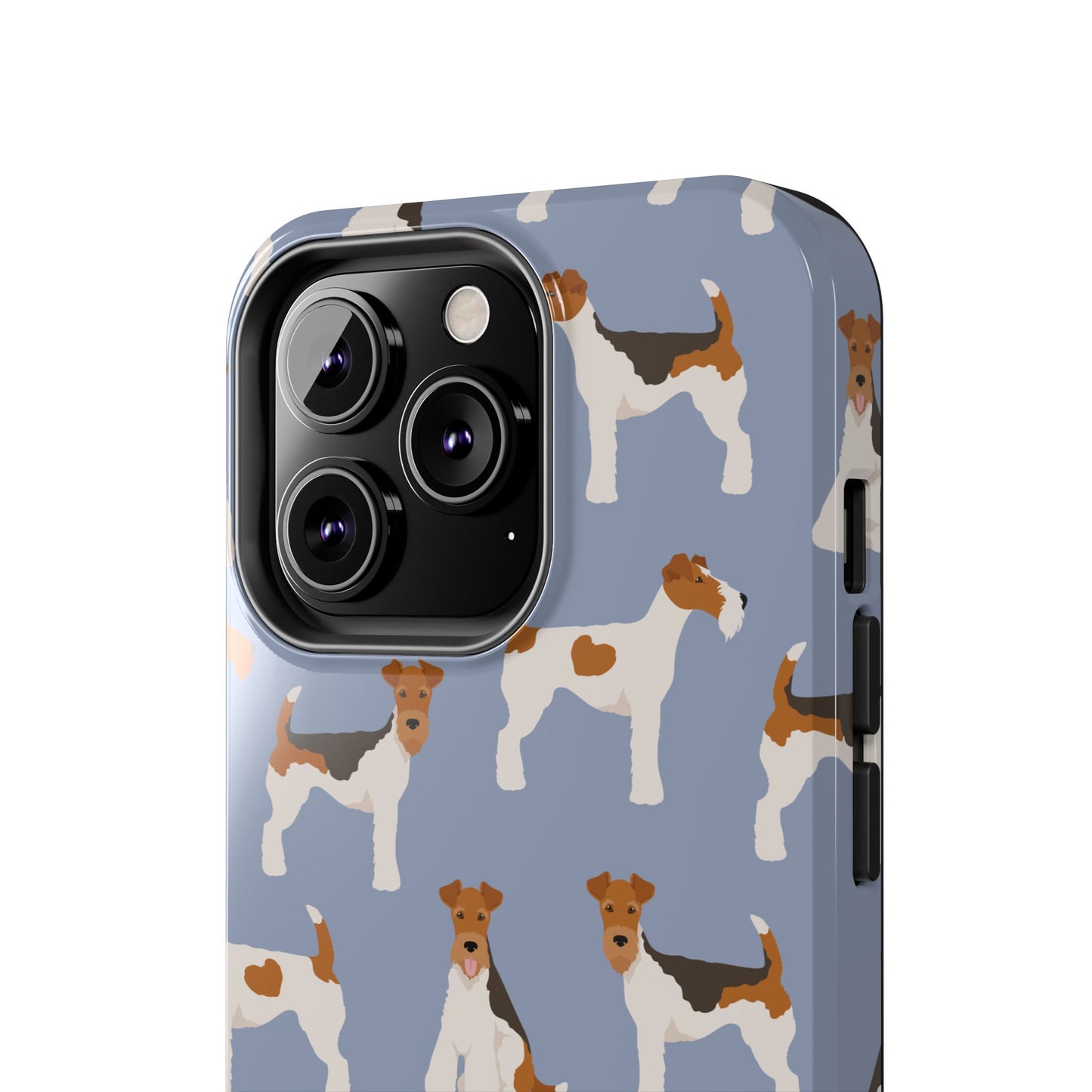 Playful Wire Fox Terrier Phone Case - Durable & Stylish Dog Lover Accessory