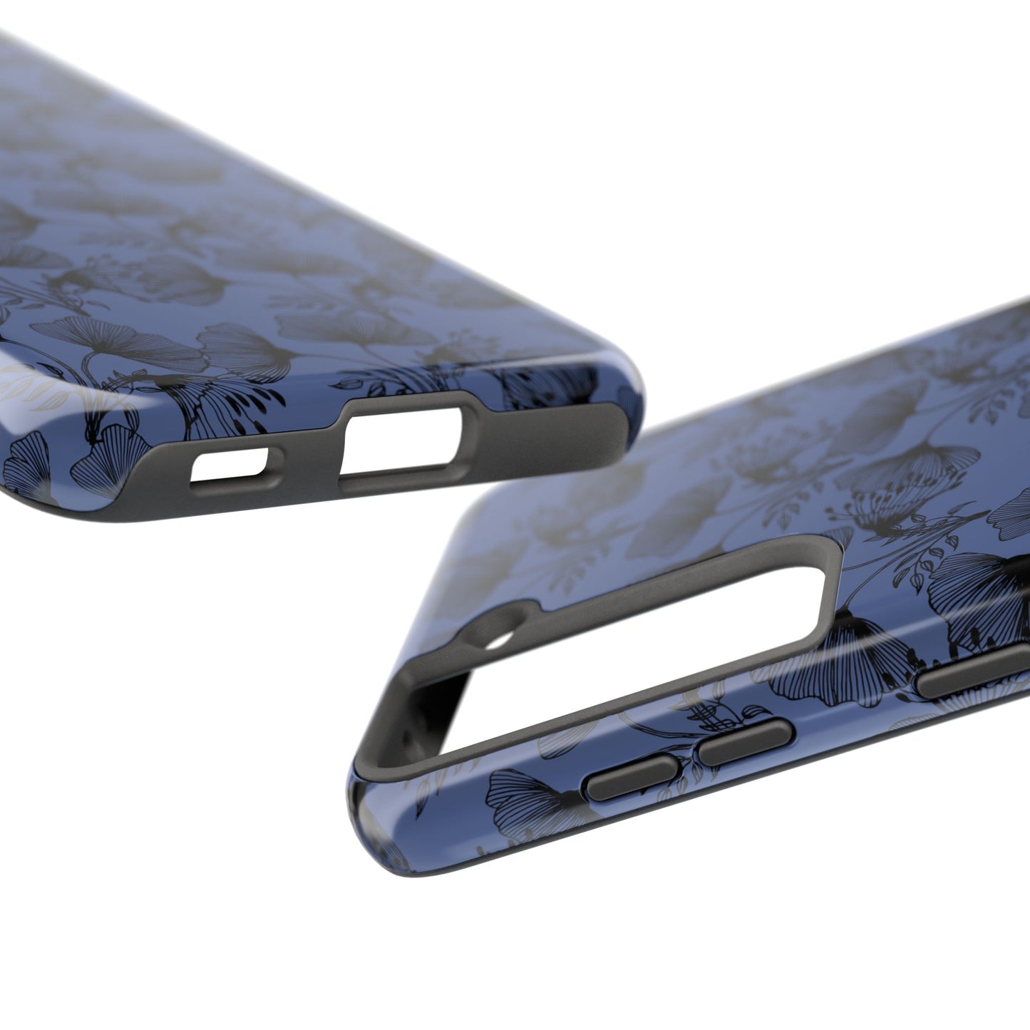 Ornate Floral Tough Phone Case - Durable Protection with Elegant Design