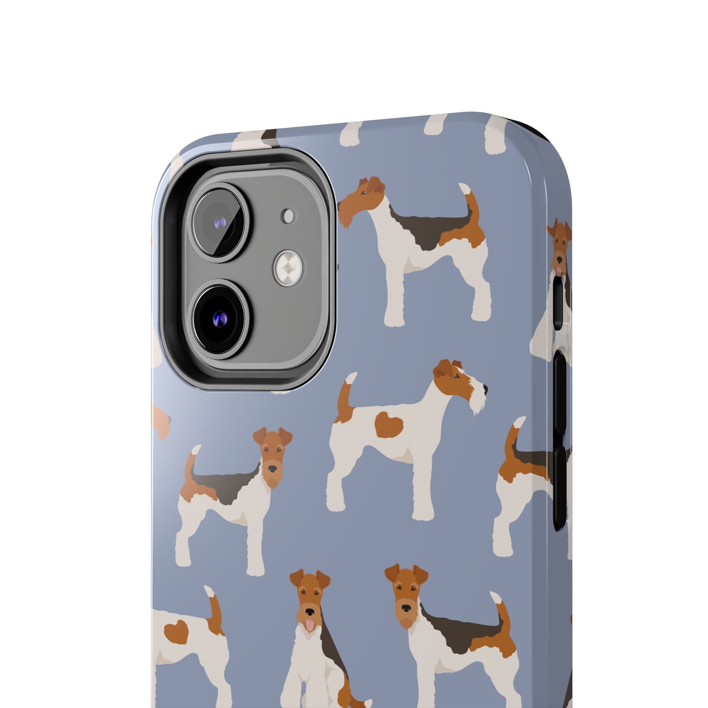 Playful Wire Fox Terrier Phone Case - Durable & Stylish Dog Lover Accessory