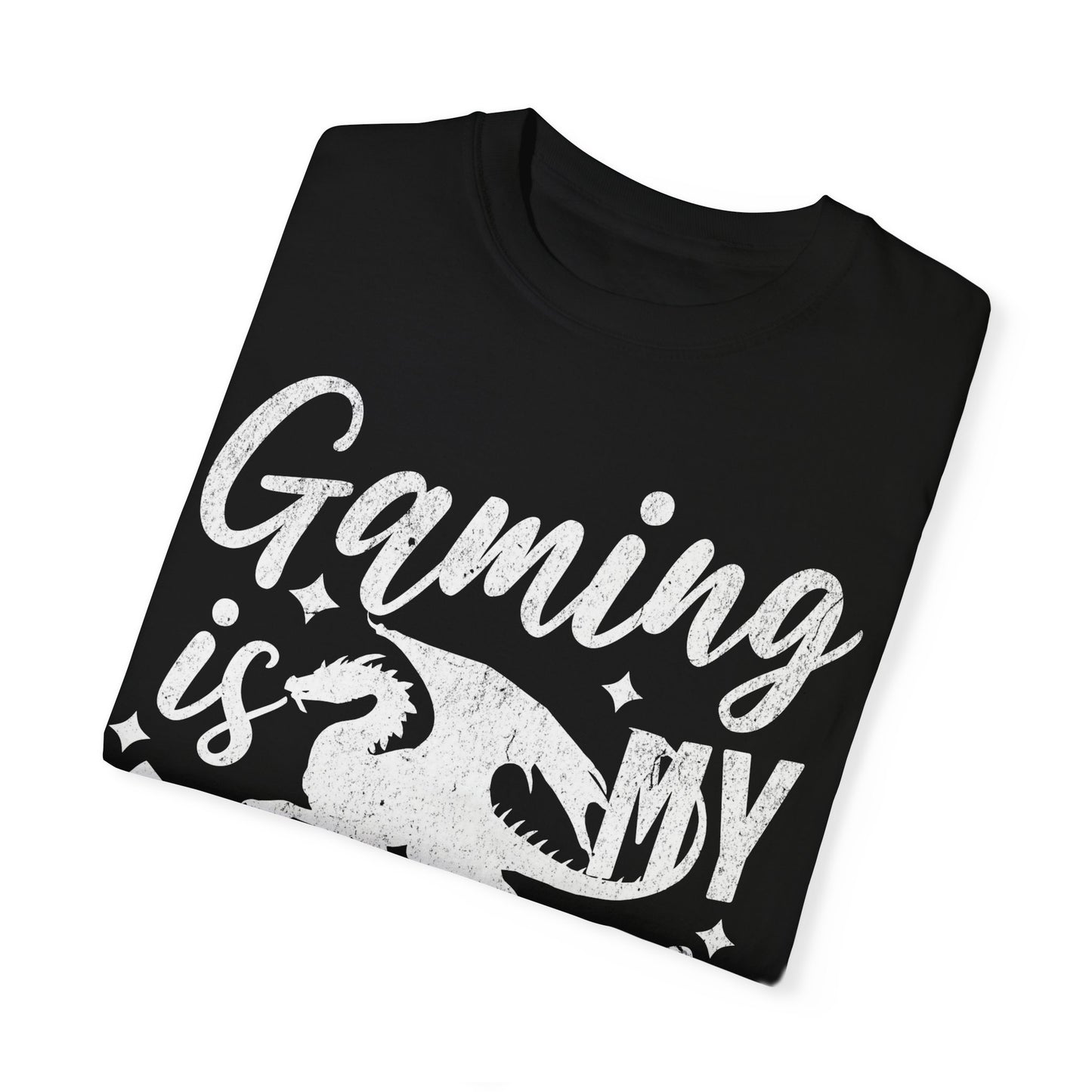 Gaming Therapy Unisex Garment-Dyed T-Shirt | Perfect for Gamers & Casual Wear