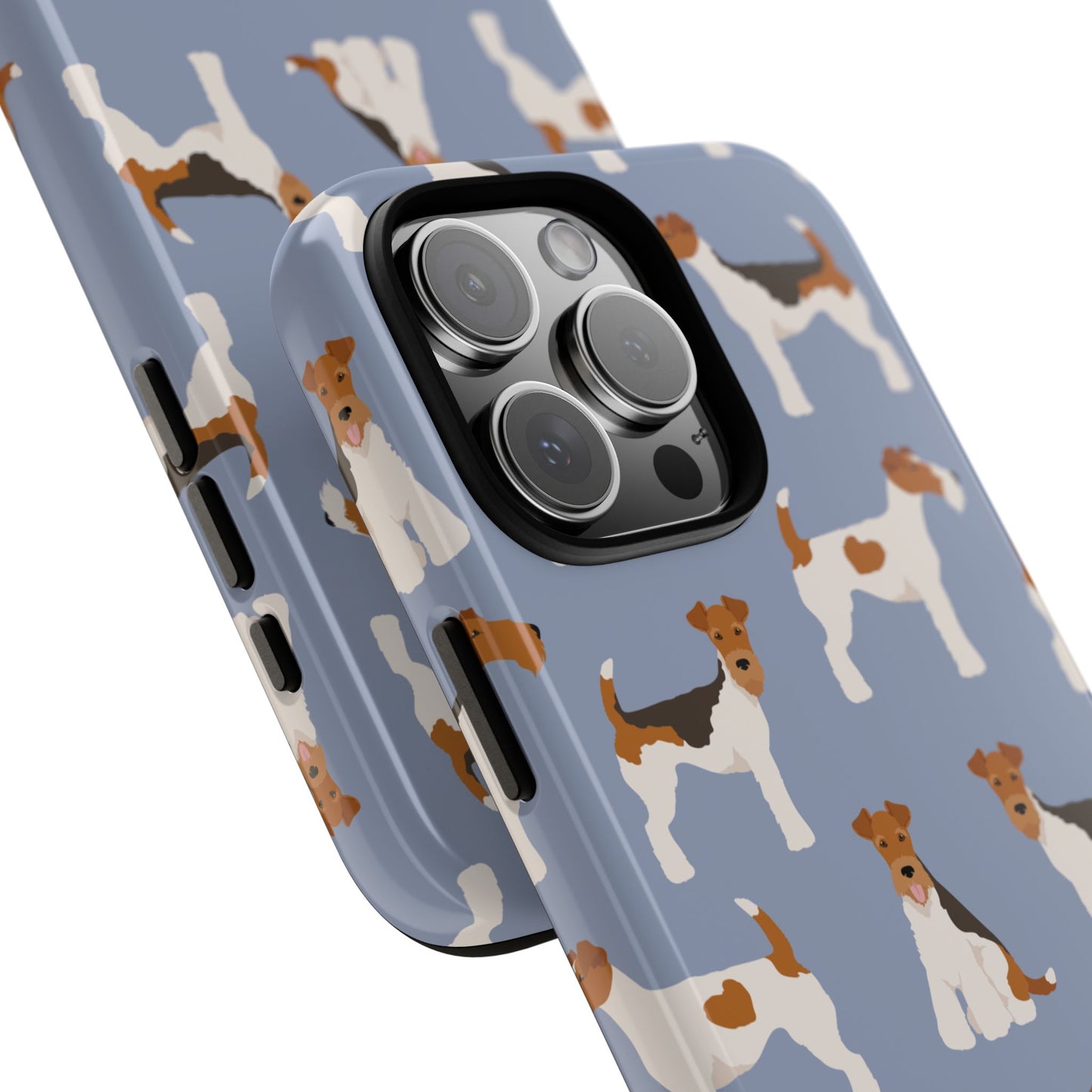 Wire Fox Terrier Lover Tough Case - Stylish Phone Case Featuring Playful Fox Terriers