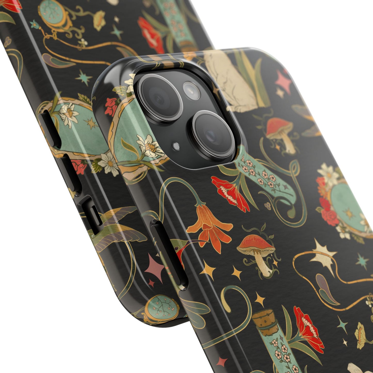 Whimsical Floral Rabbit Phone Case | Tough Protective Cover for Nature Lovers